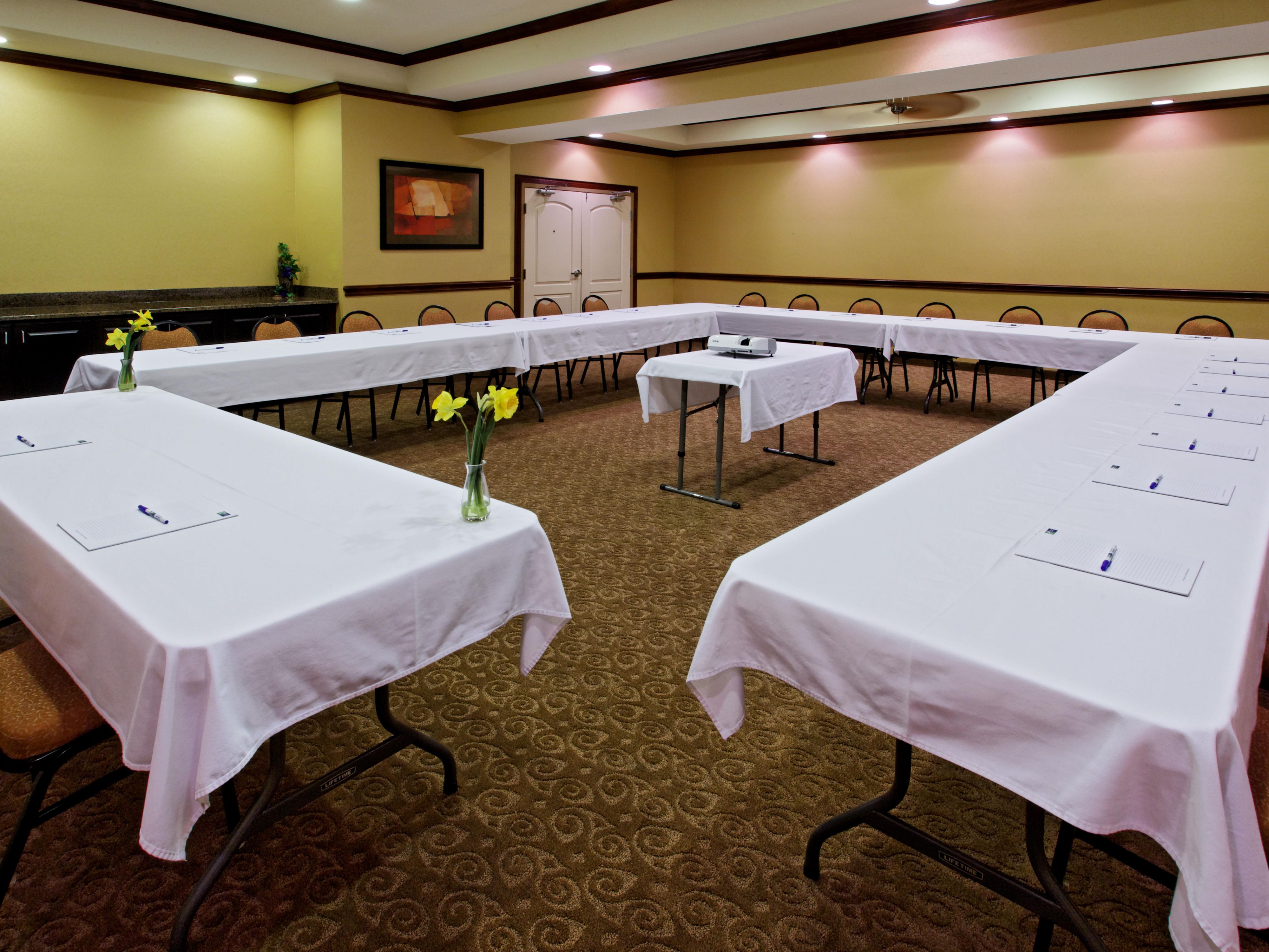 Our unique meeting space is ideal for events for 5-75 persons.  Our team is here to help you plan your next event!