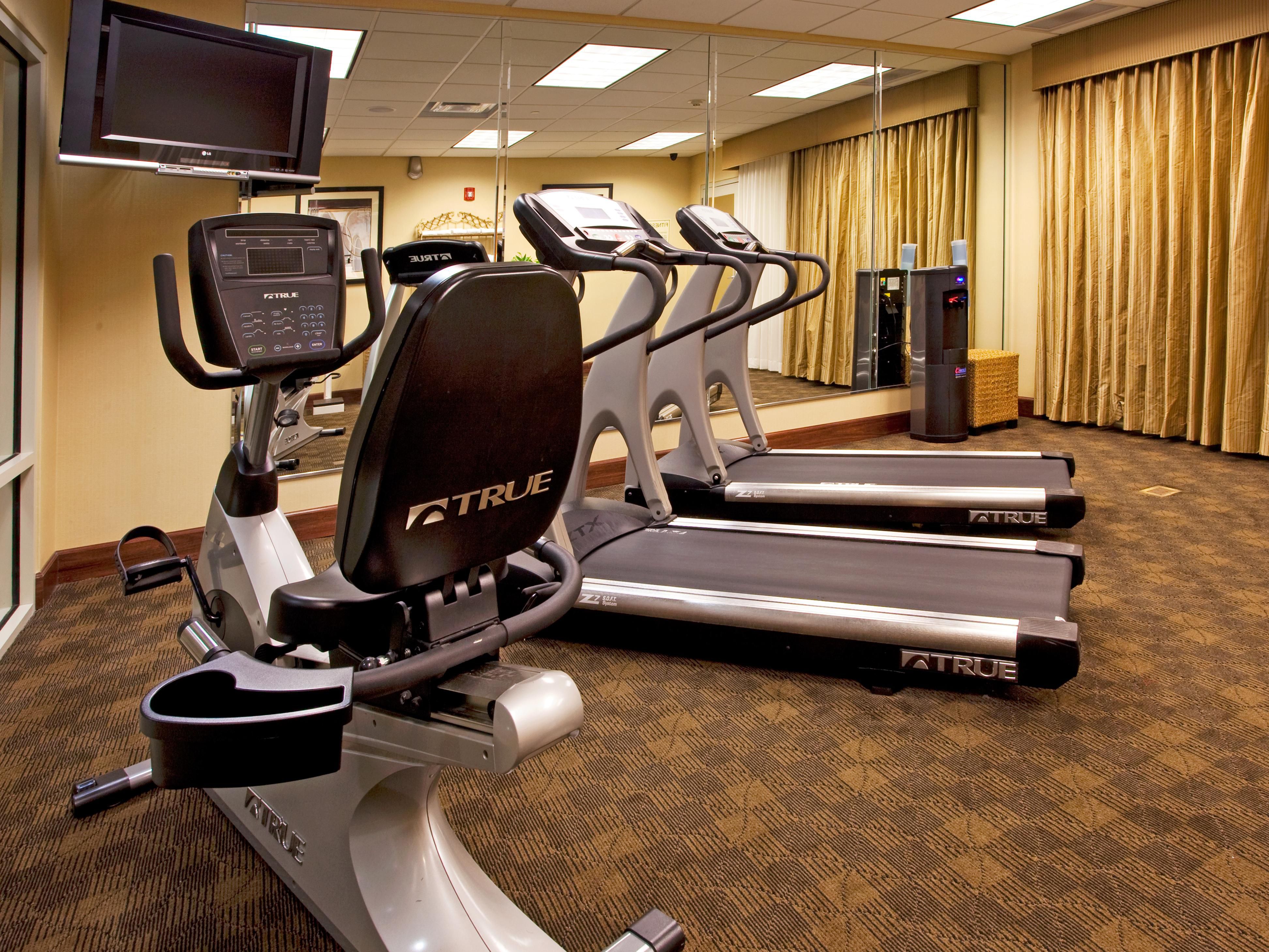 Our gym is cool and all, but for our guests that require a more robust workout, one night's stay also includes free access to Max's Fitness. 