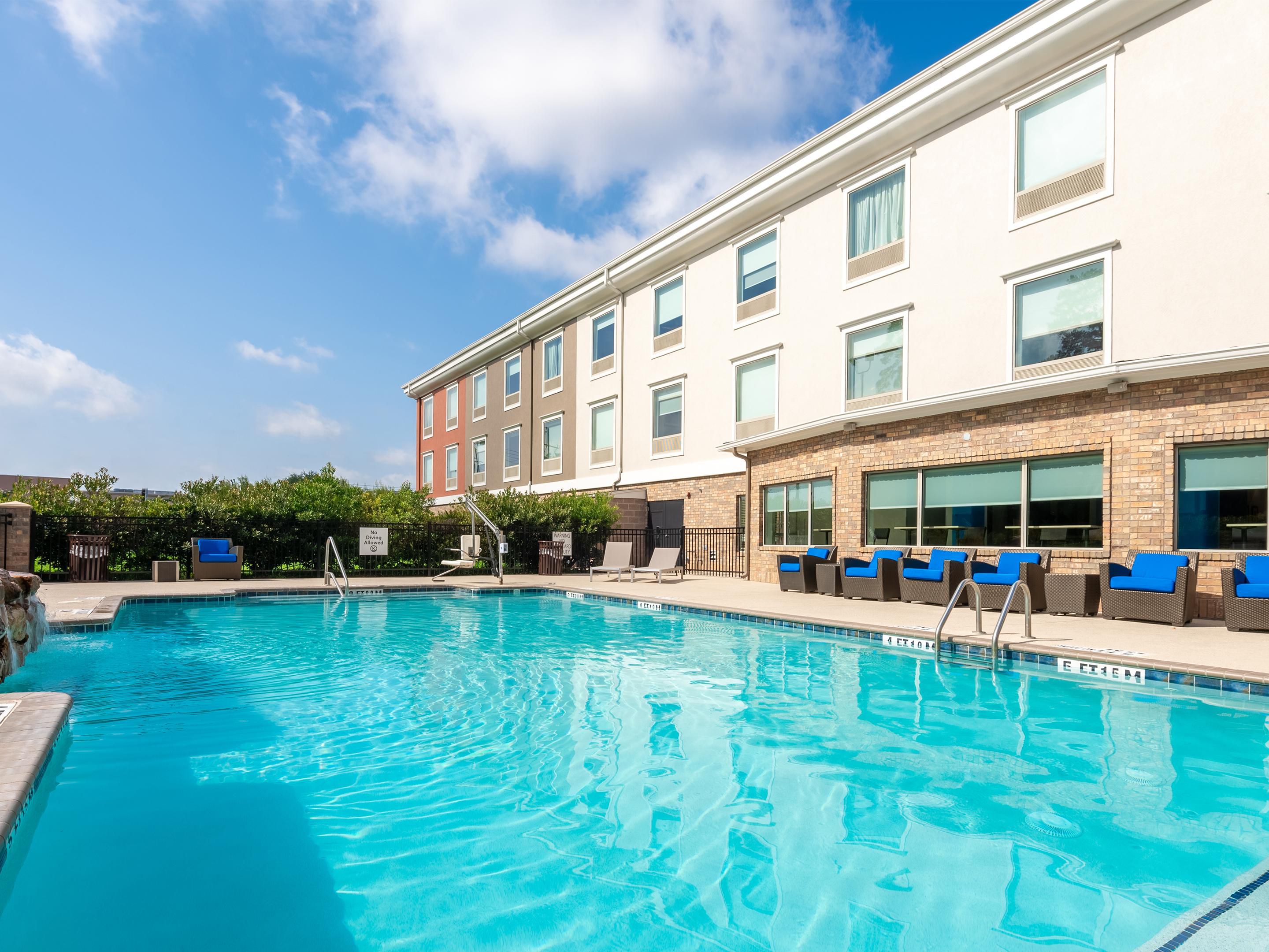 Fun in the Sun Relaxing Swimming Pool
