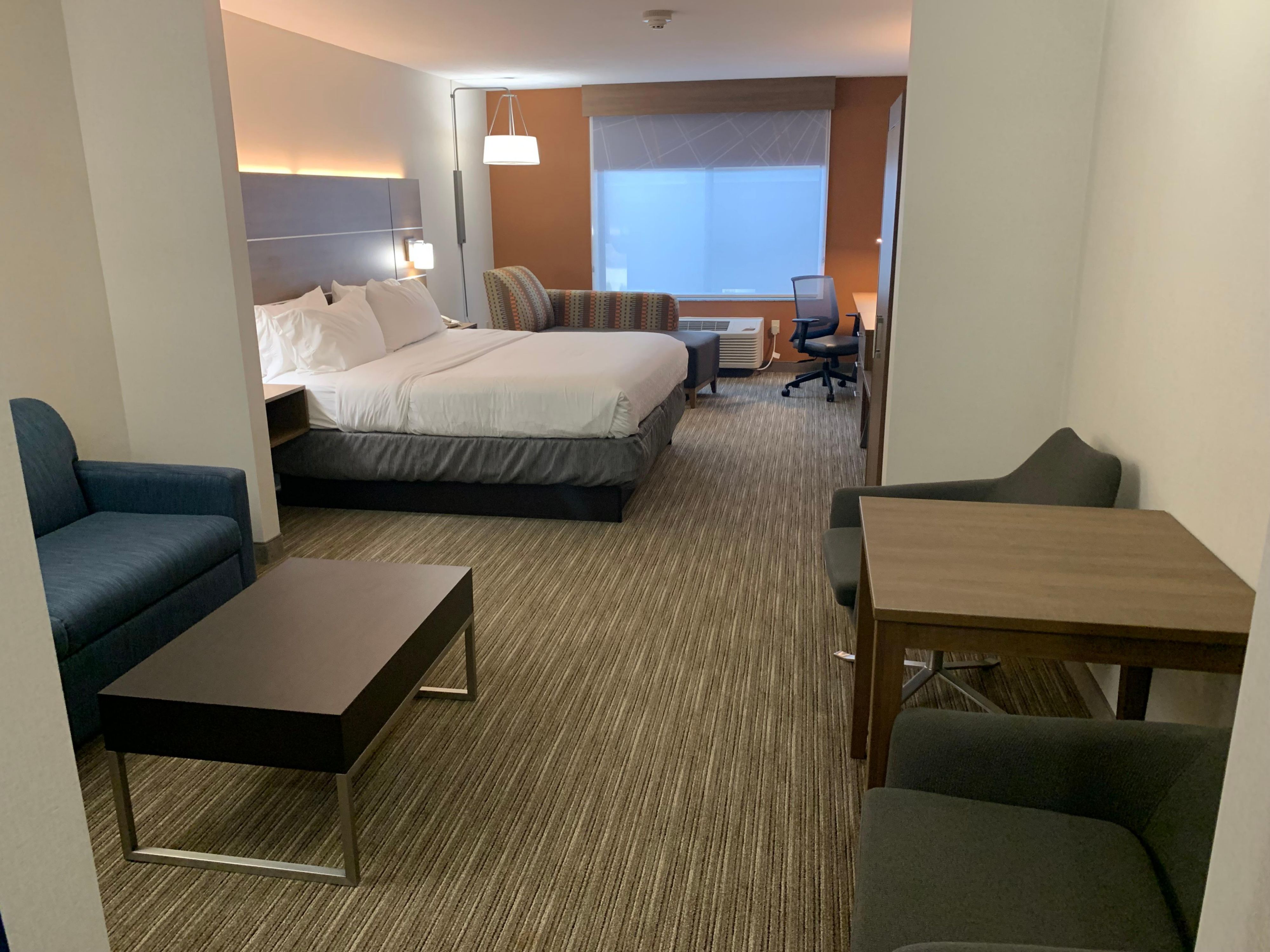 King Suite with Pull out sofa Bed.