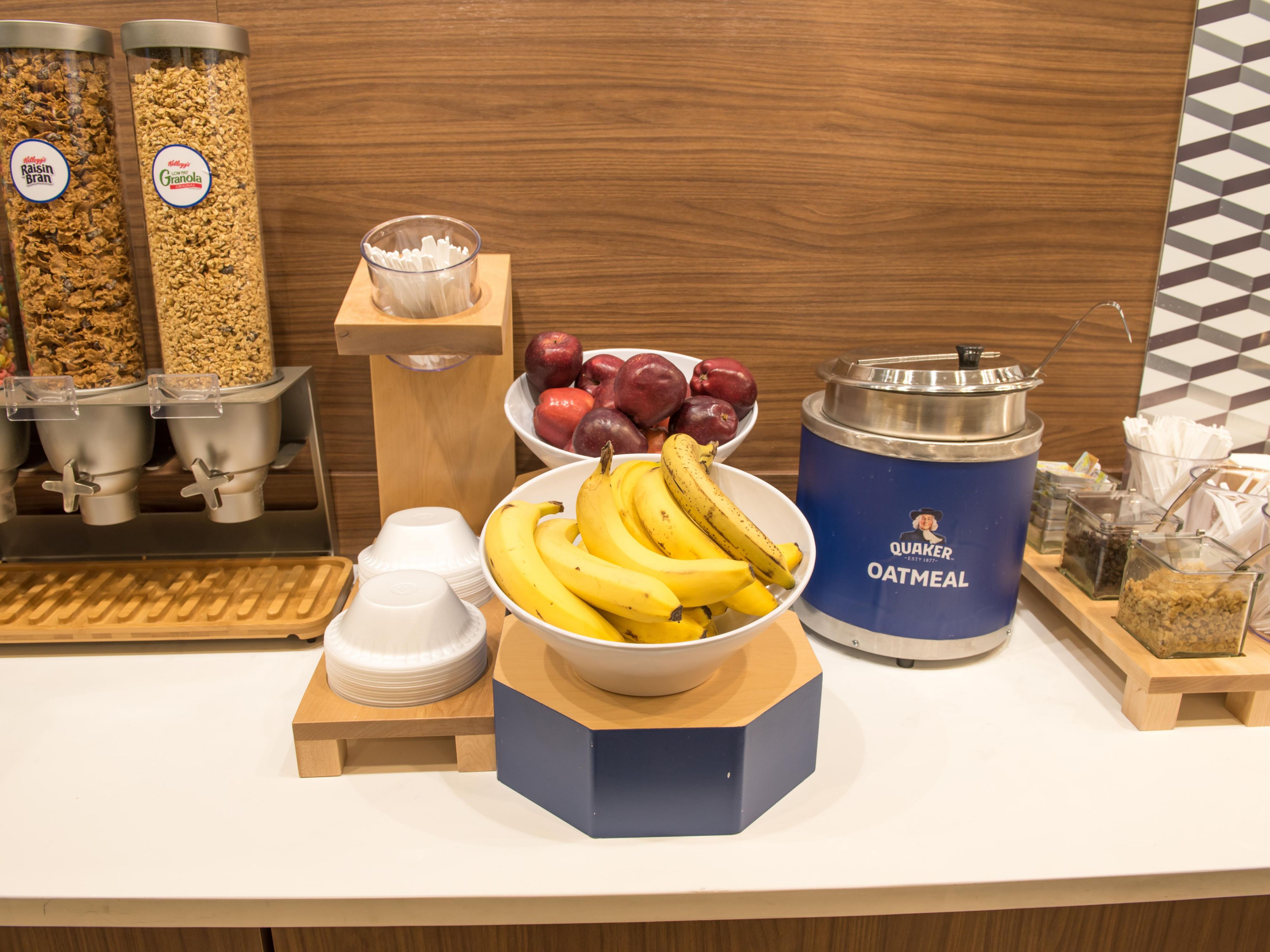 Enjoy our complimentary breakfast each morning of your stay.
