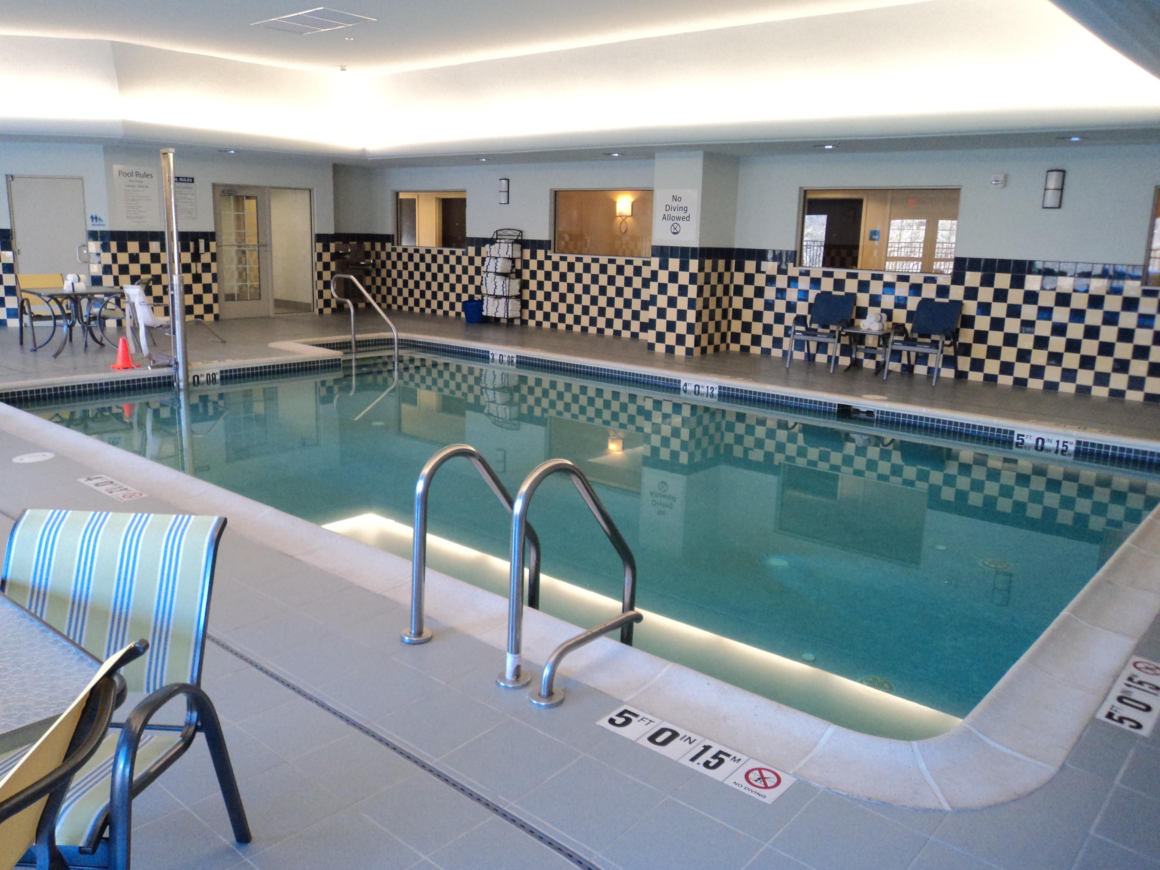 Large Heated Indoor Pool open daily