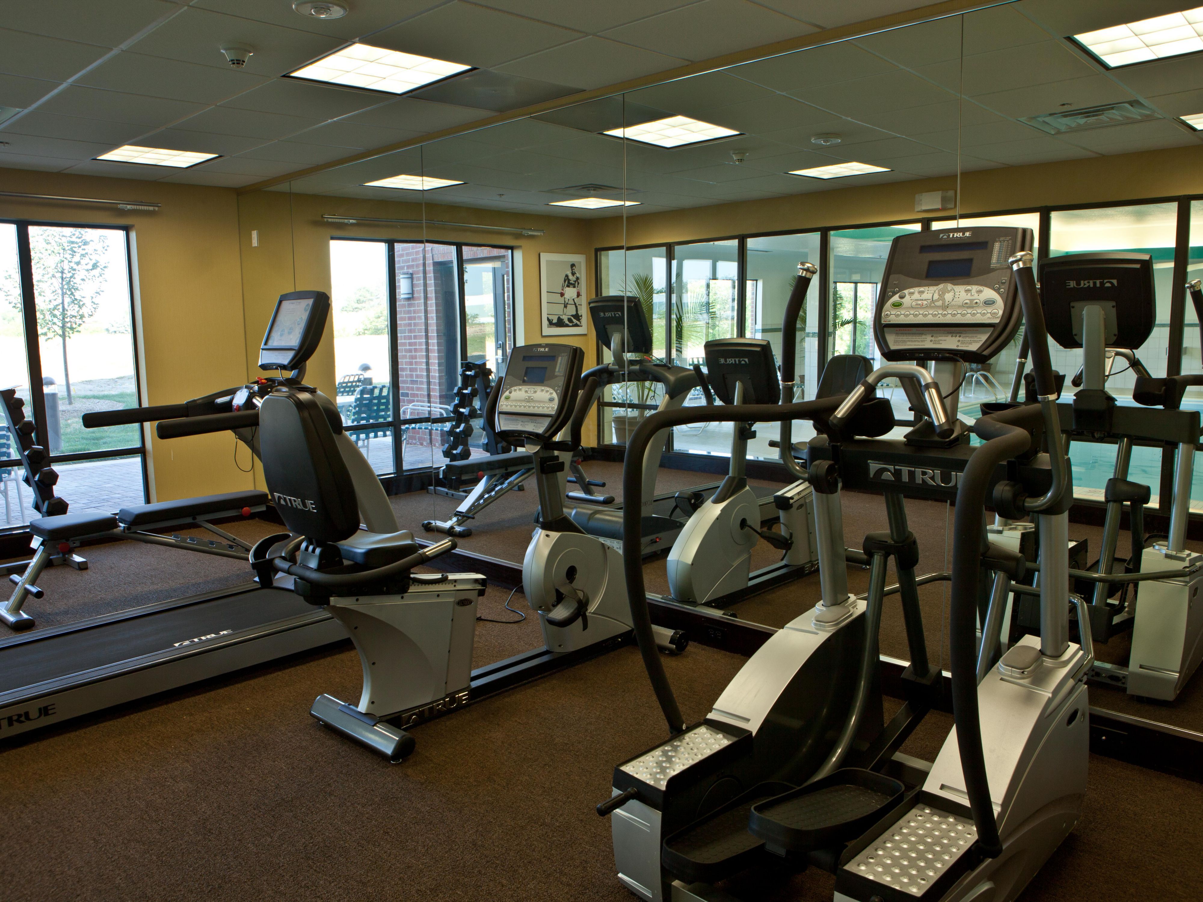 Complimentary 24hr fitness center with cardio equipment