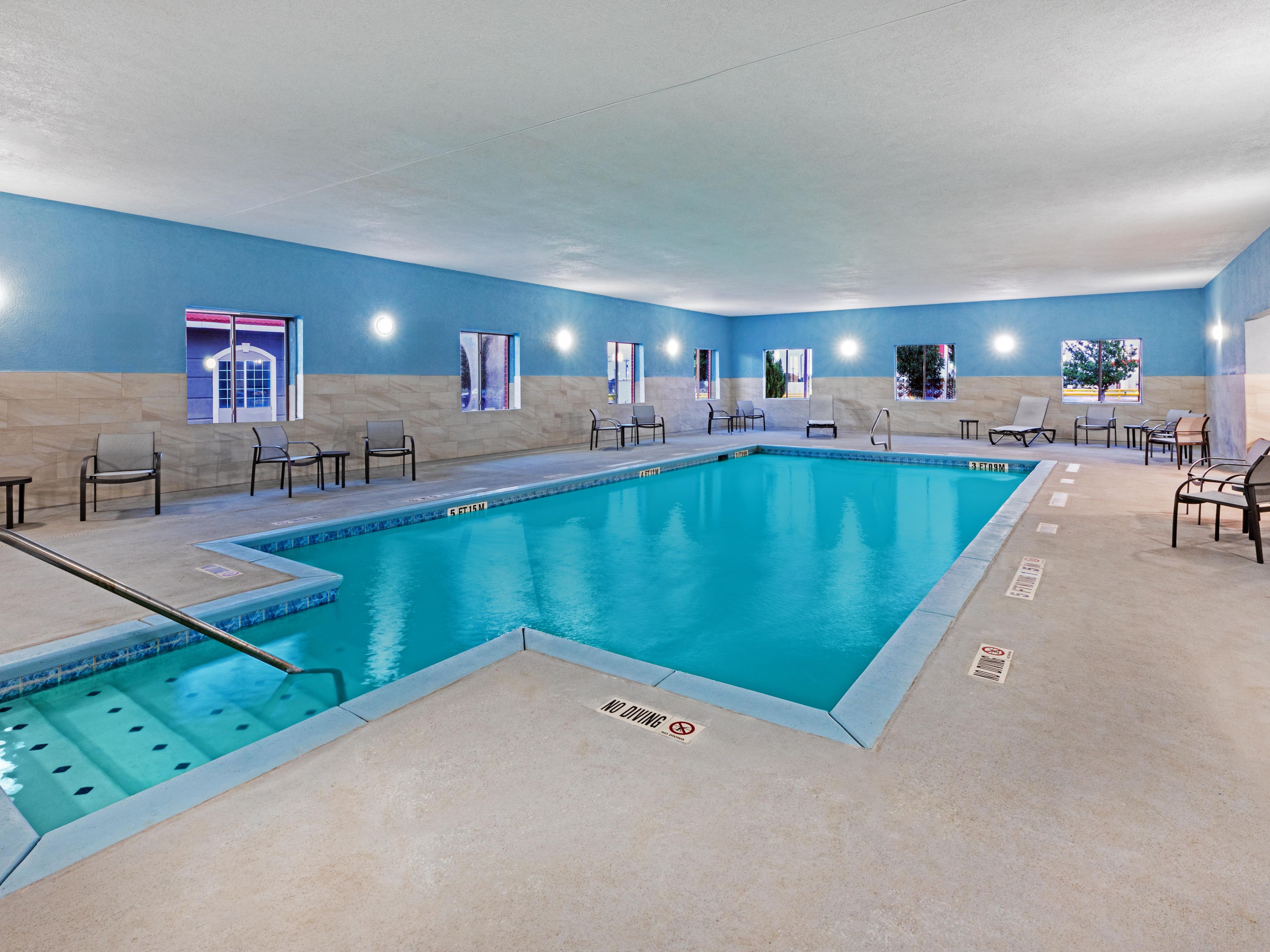 Take a dip and enjoy the spacious swimming pool area with family.