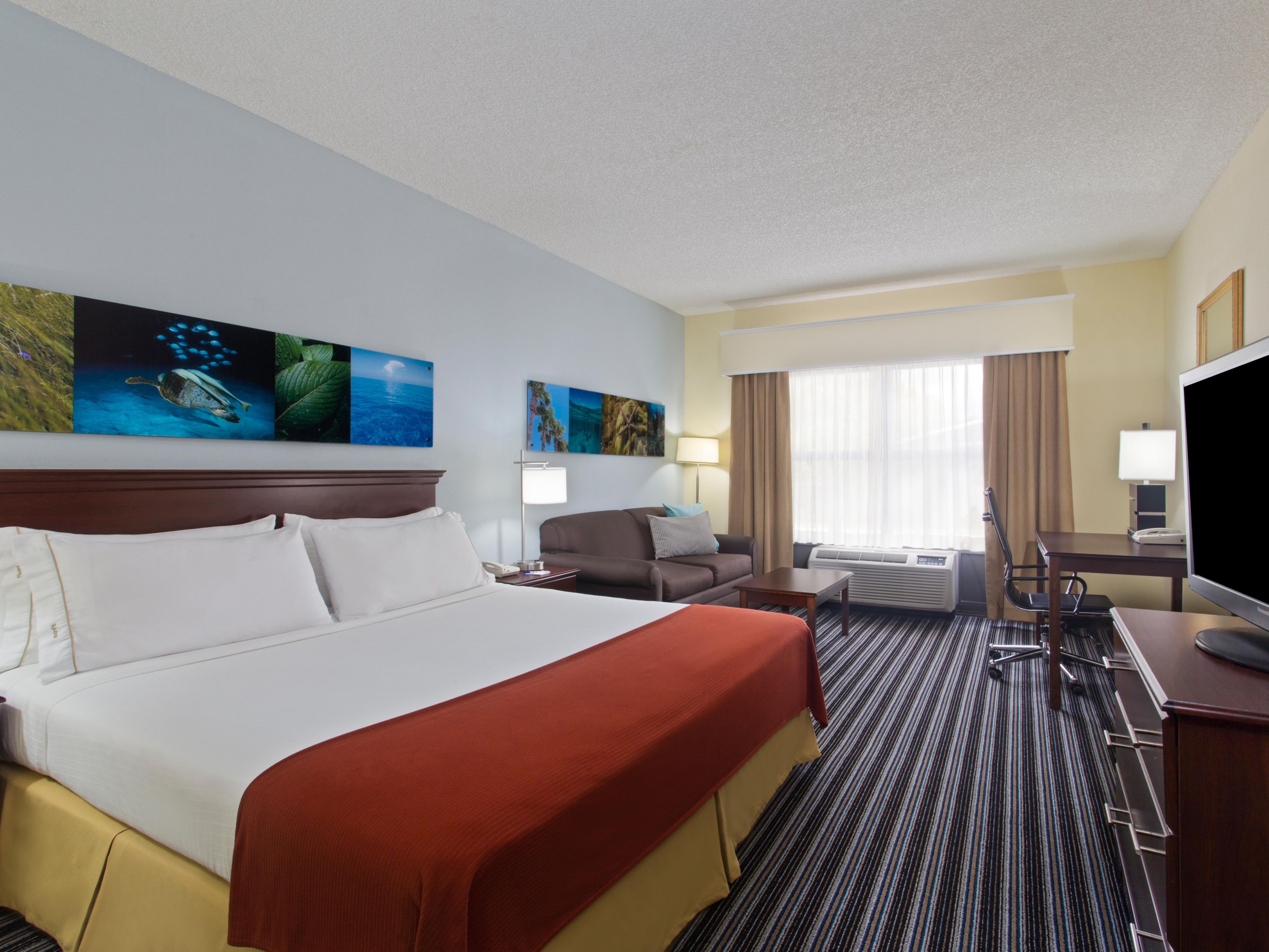 King Guest Room with sleeper sofa