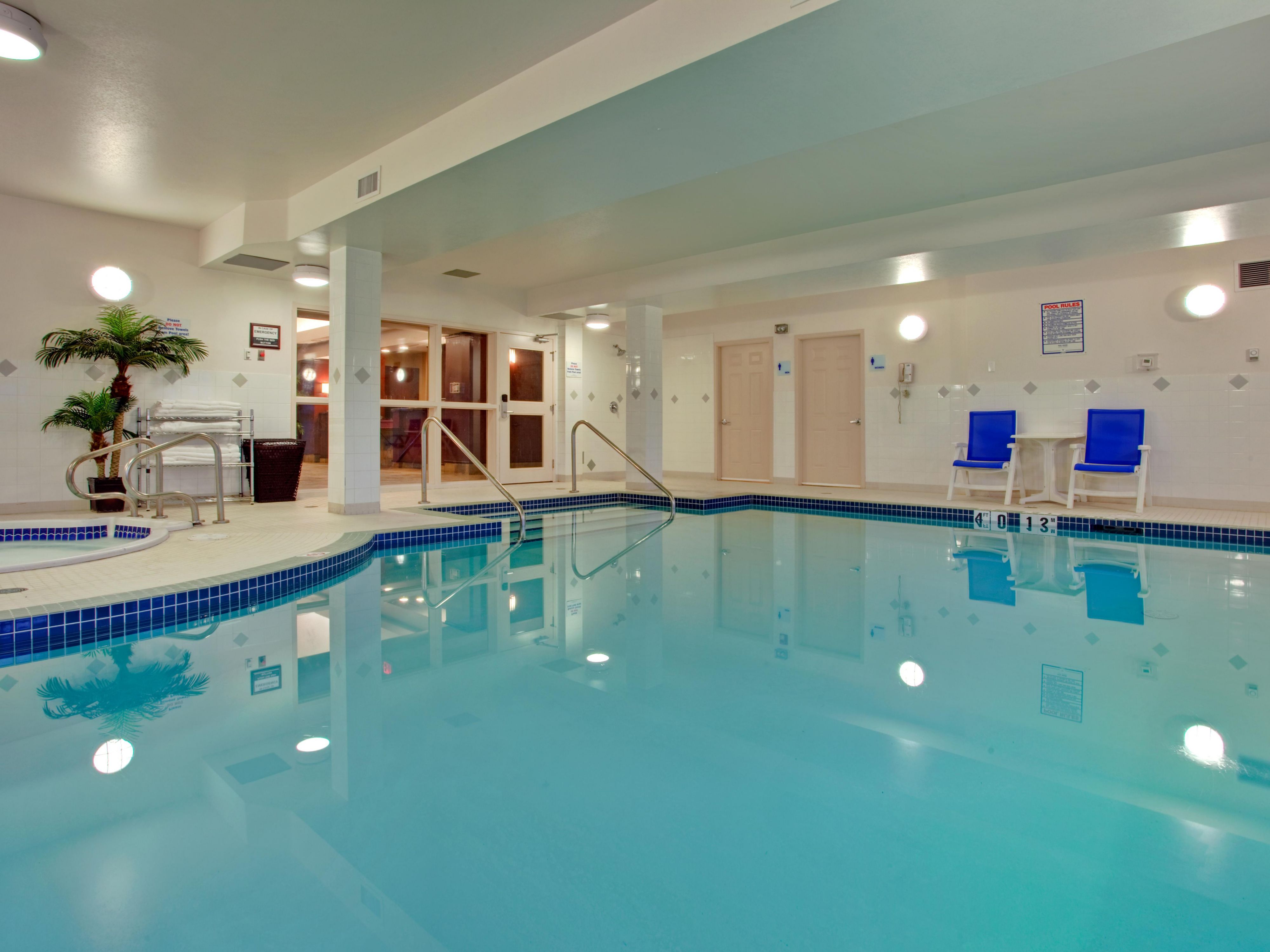 Fun for the entire family!  Enjoy our heated, indoor pool & hot tub during your next stay.