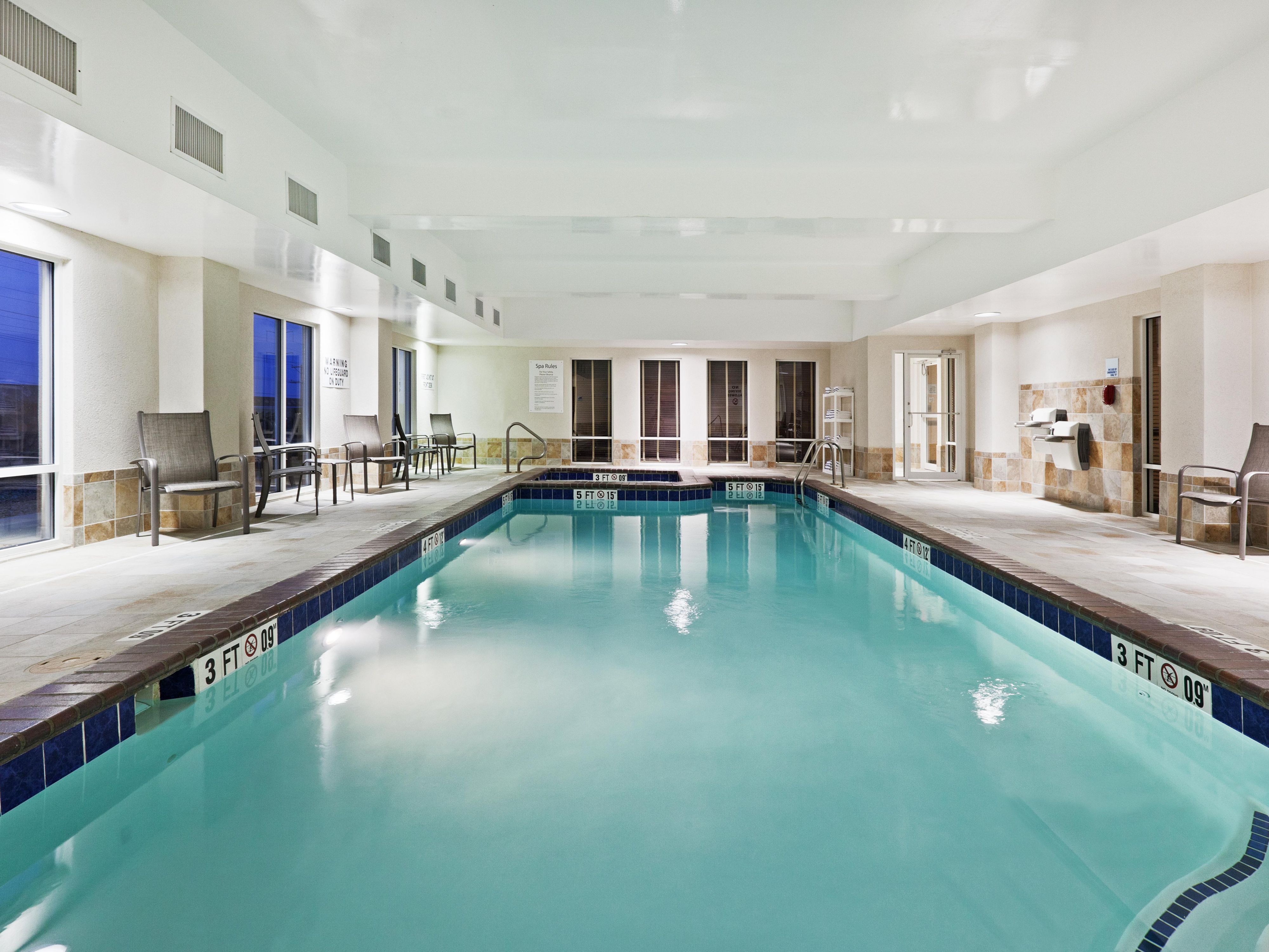Our swimming pool is a perfect retreat for health and wellness.