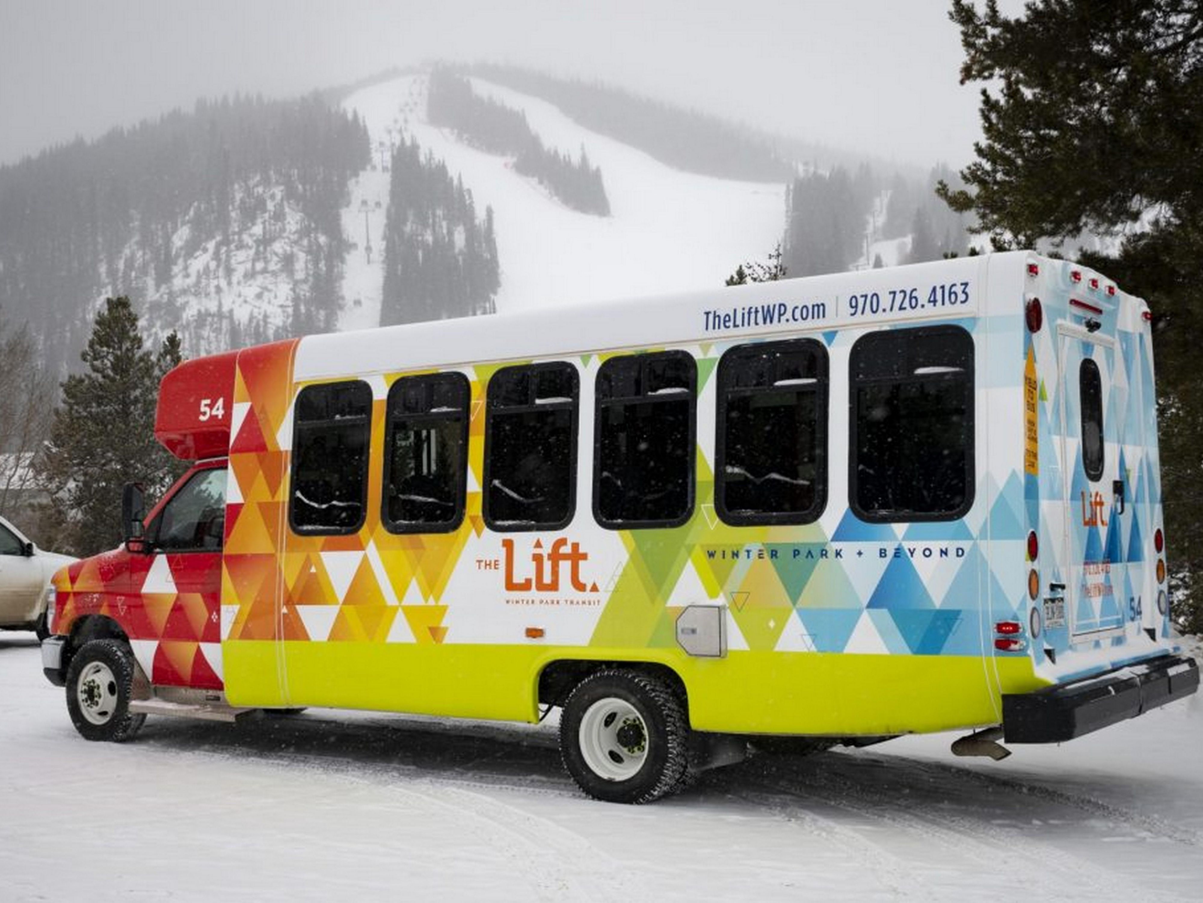 Use The Lift to travel in Winter Park, Fraser and Granby for play, adventure or work.  The Lift provides a free and easy option to get you to Winter Park Resort for everything from skiing and snowboarding, to mini golf, mountain biking, hiking and so much more. 