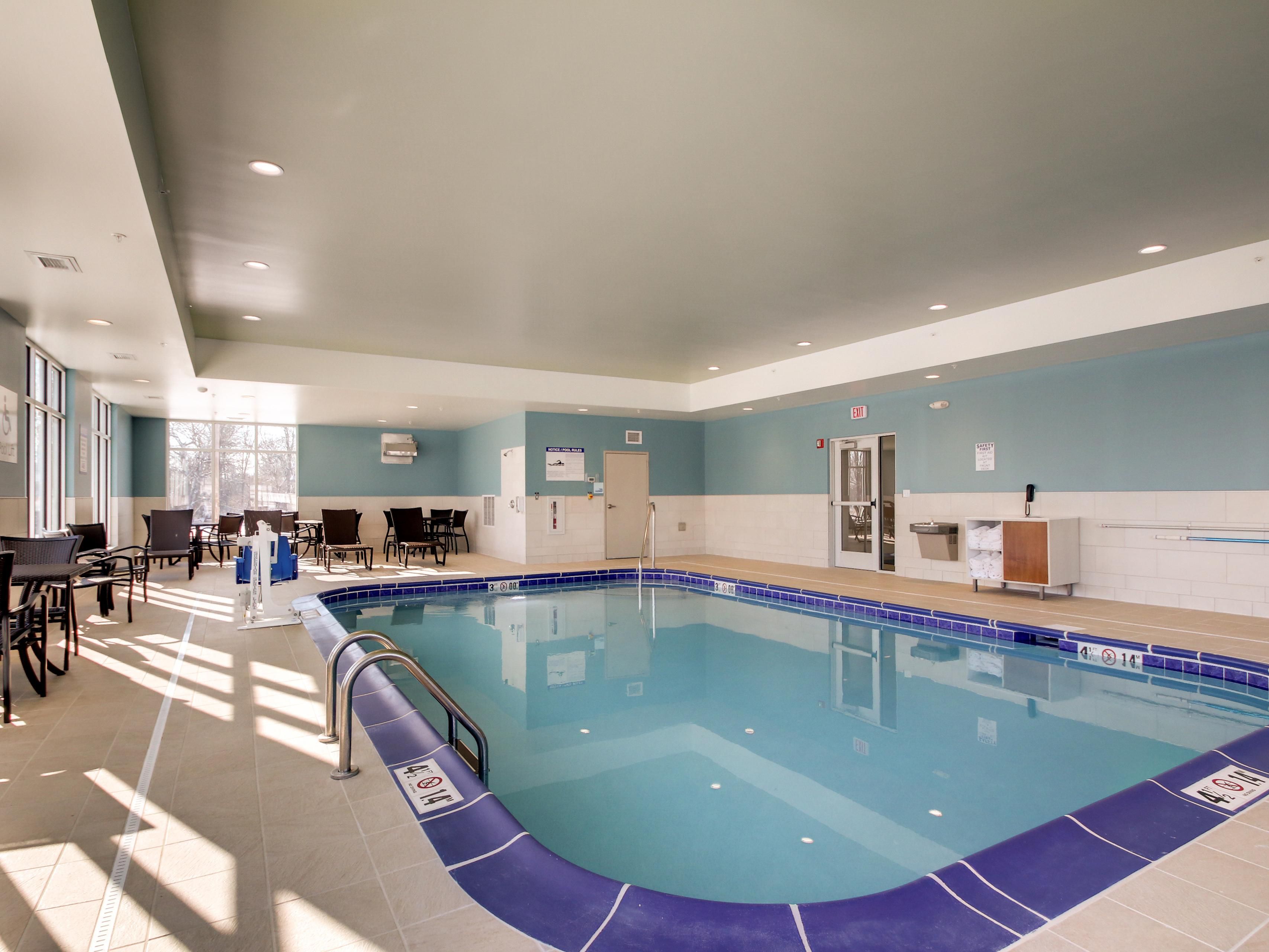 Relax and enjoy our great indoor pool area