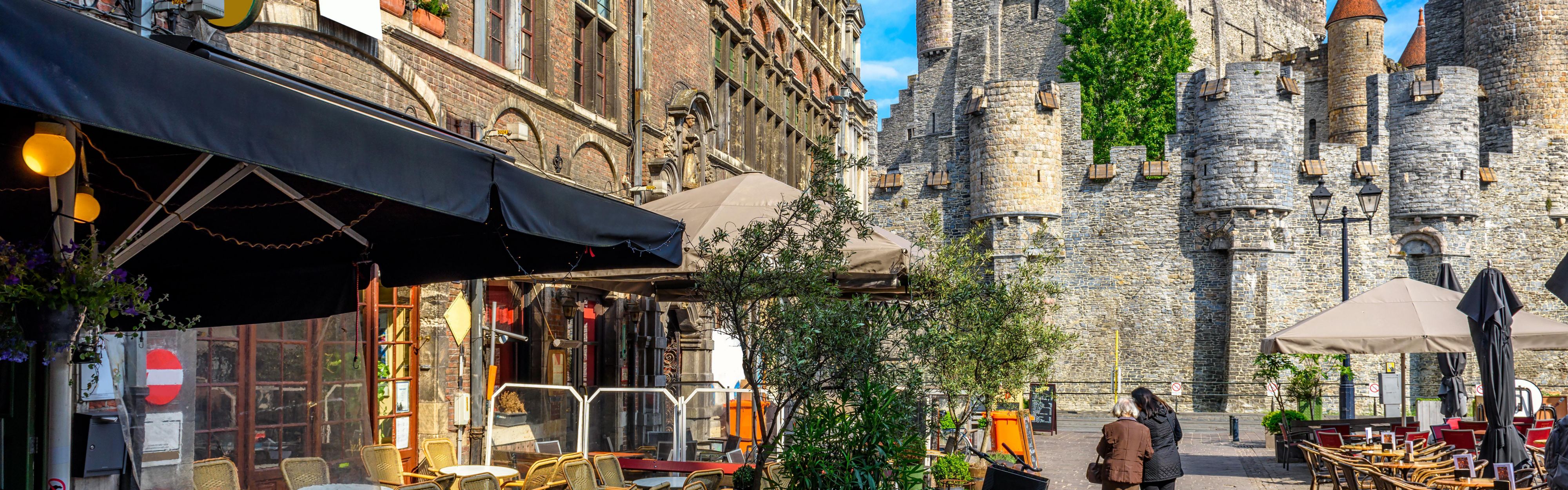 Marvel at Ghent's history and cozy café's.
