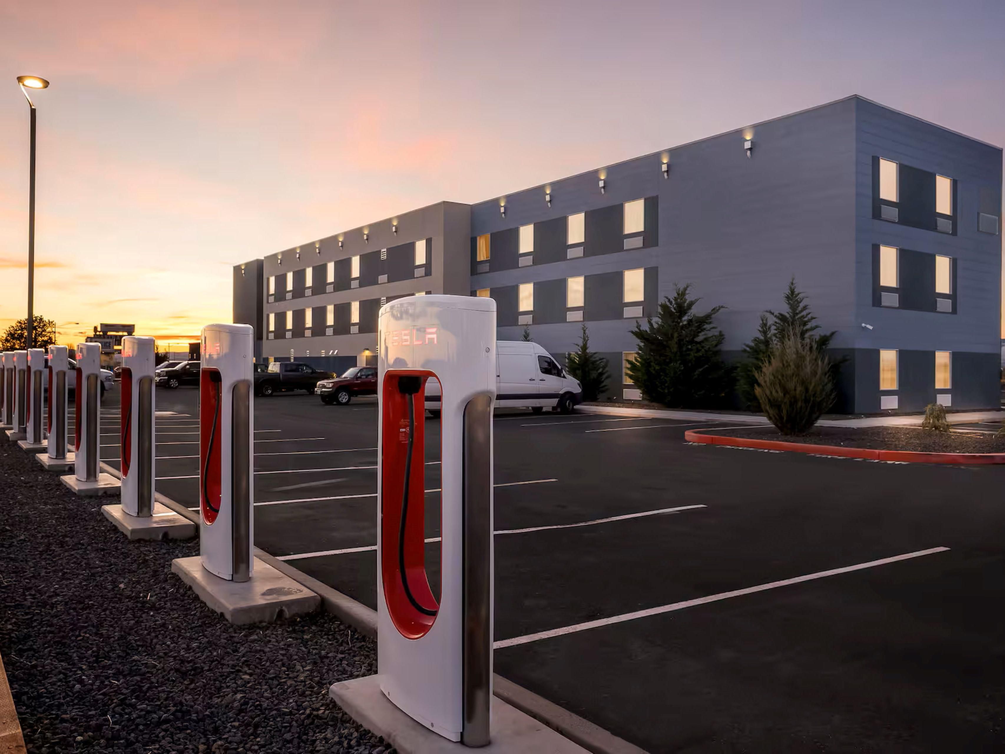 If you drive an electric vehicle, visit one of our convenient electronic charging stations during your stay. See charging station for fee information.