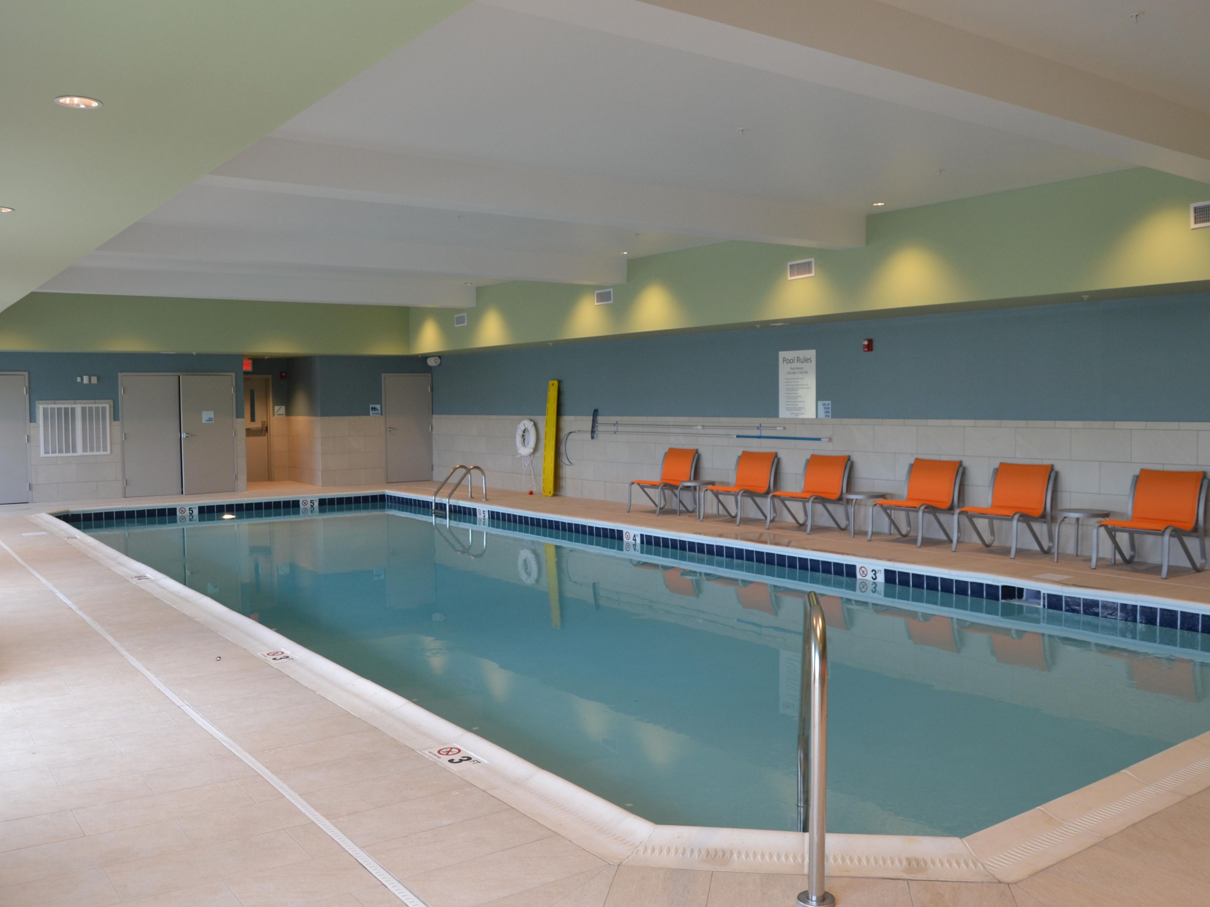 Take a dip in our indoor swimming pool, which is open for your enjoyment from 8am to 10pm daily. 