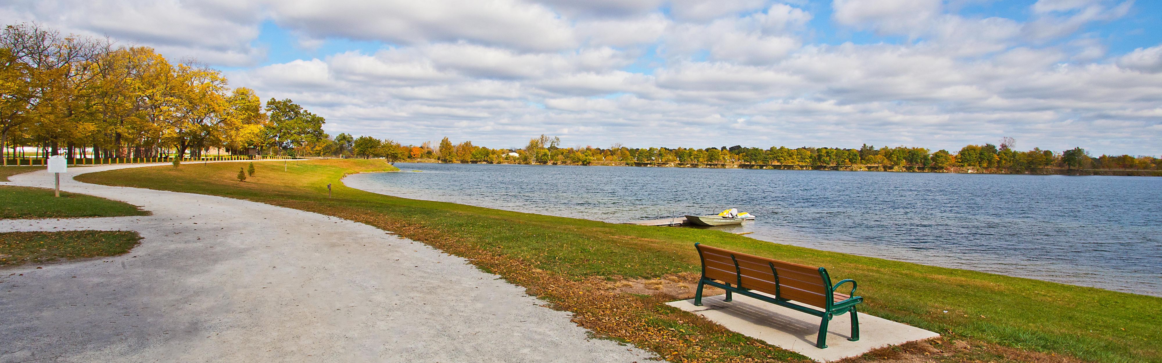 Fidler Pond across the street from hotel