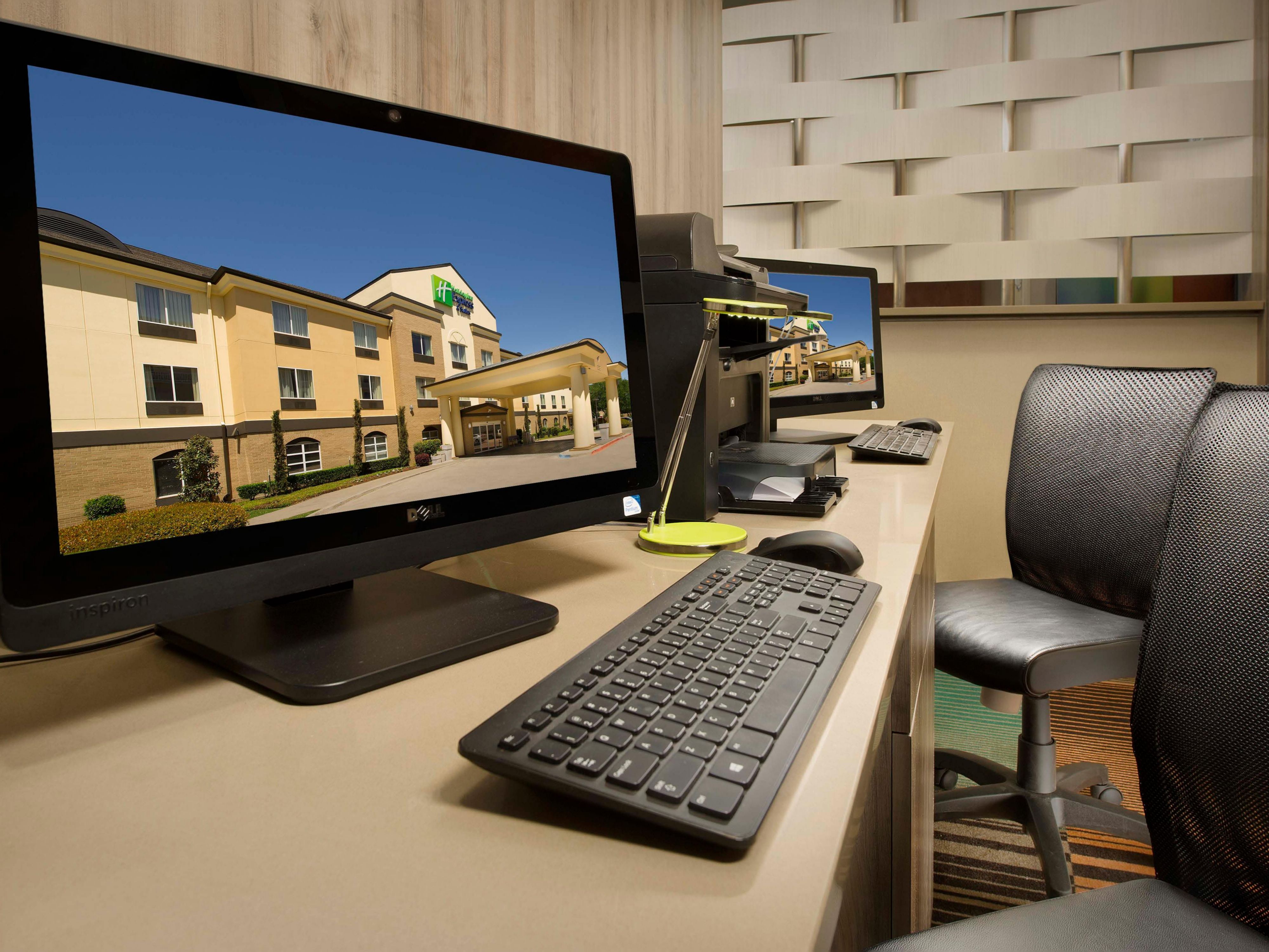 Stay productive while you are away from the office in our Business Center featuring two computer stations and printing.