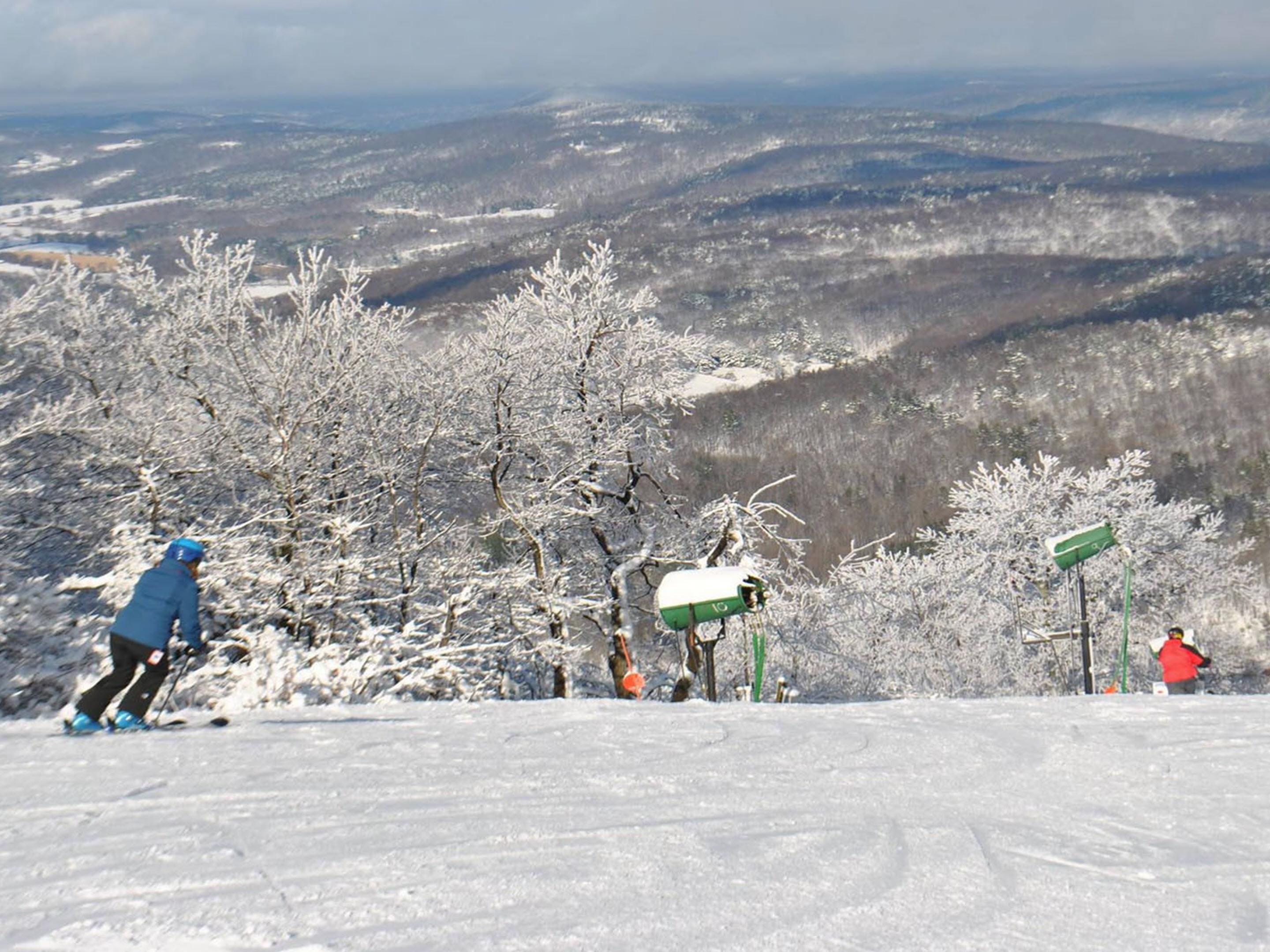 In the winter, hit the slopes in skis, snowboards, or tubes.  When the weather warms up, get your adrenaline going with a ride on the zipline. We're located just 3 miles from Butternut Ski and 10 miles from Catamount Resort.
