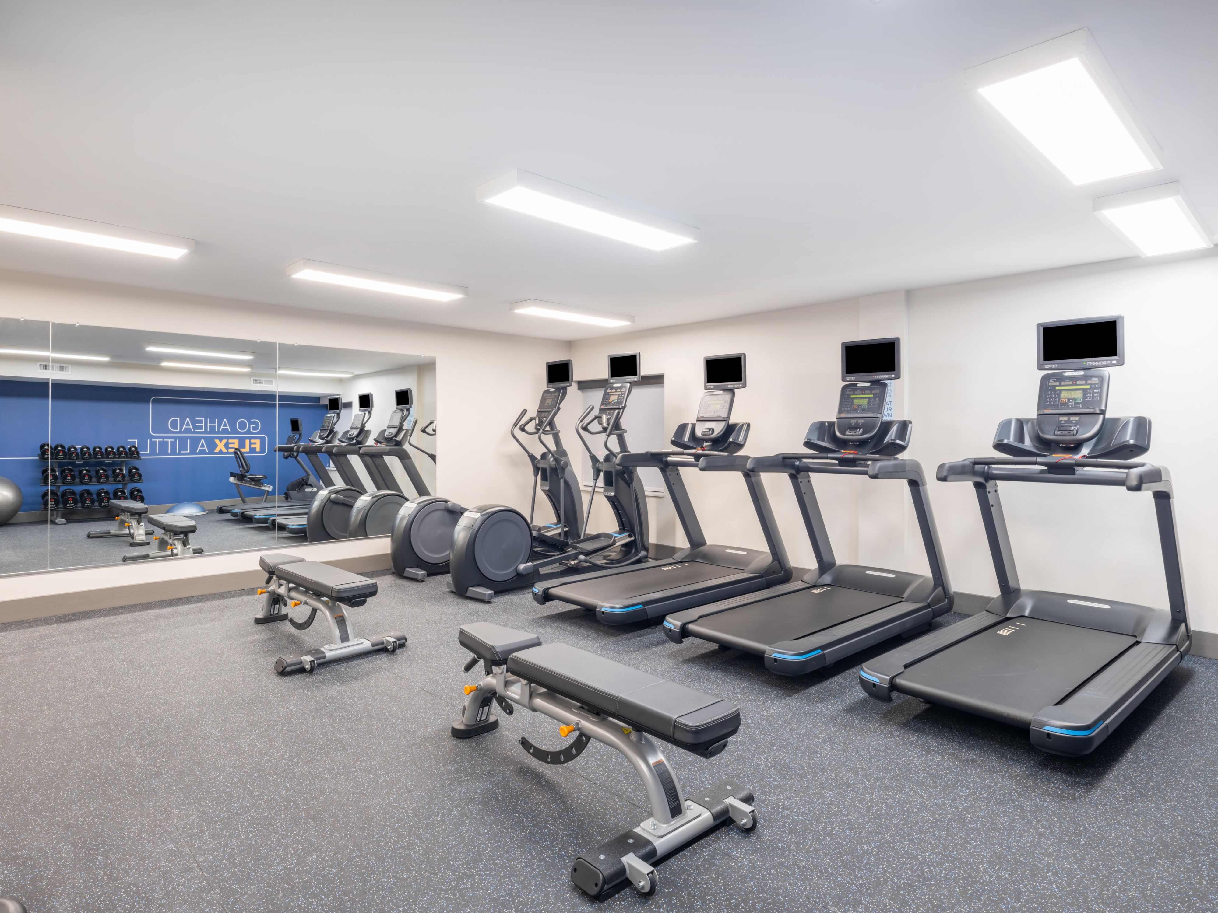 Our hotel's fitness center allow you to stay fit while traveling.