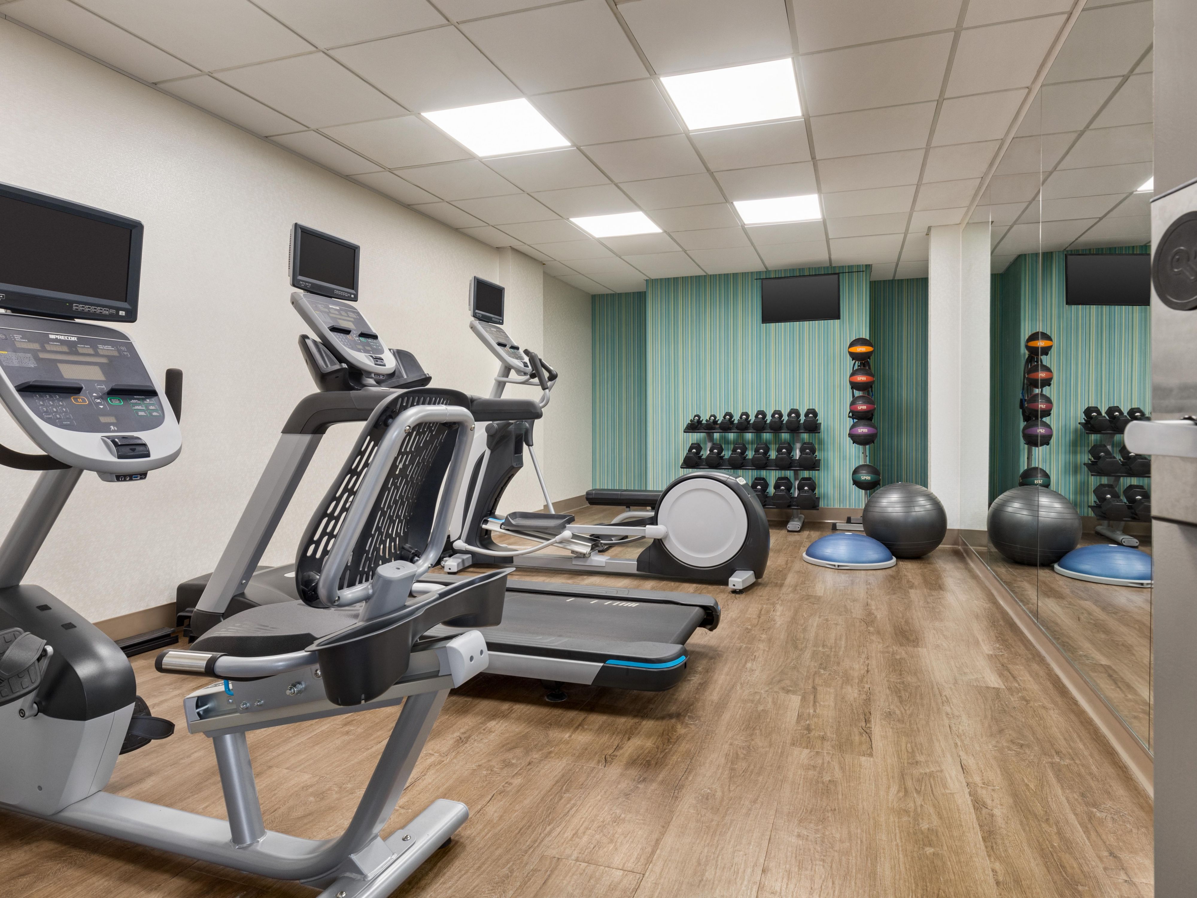 Take your Greenville stay to the next level with unbeatable perks at our pet-friendly hotel in, Greenville, SC! Start each morning with our free Express Start® Breakfast buffet, stay active in our 24-hour Fitness Center, and unwind in the outdoor seasonal pool. Enjoy complimentary Wi-Fi and parking throughout your stay.