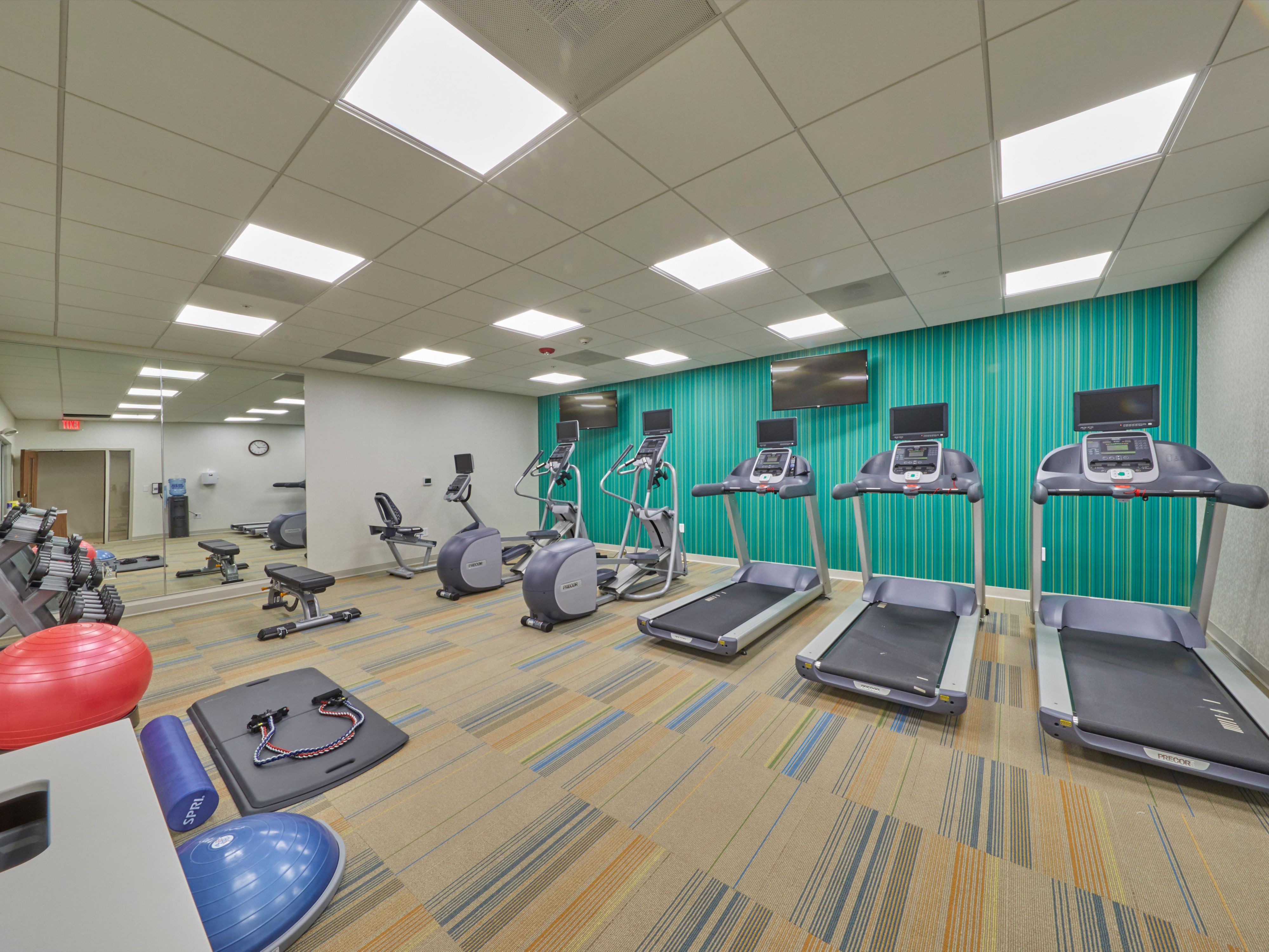 Enjoy our Fitness Center open 24/7
