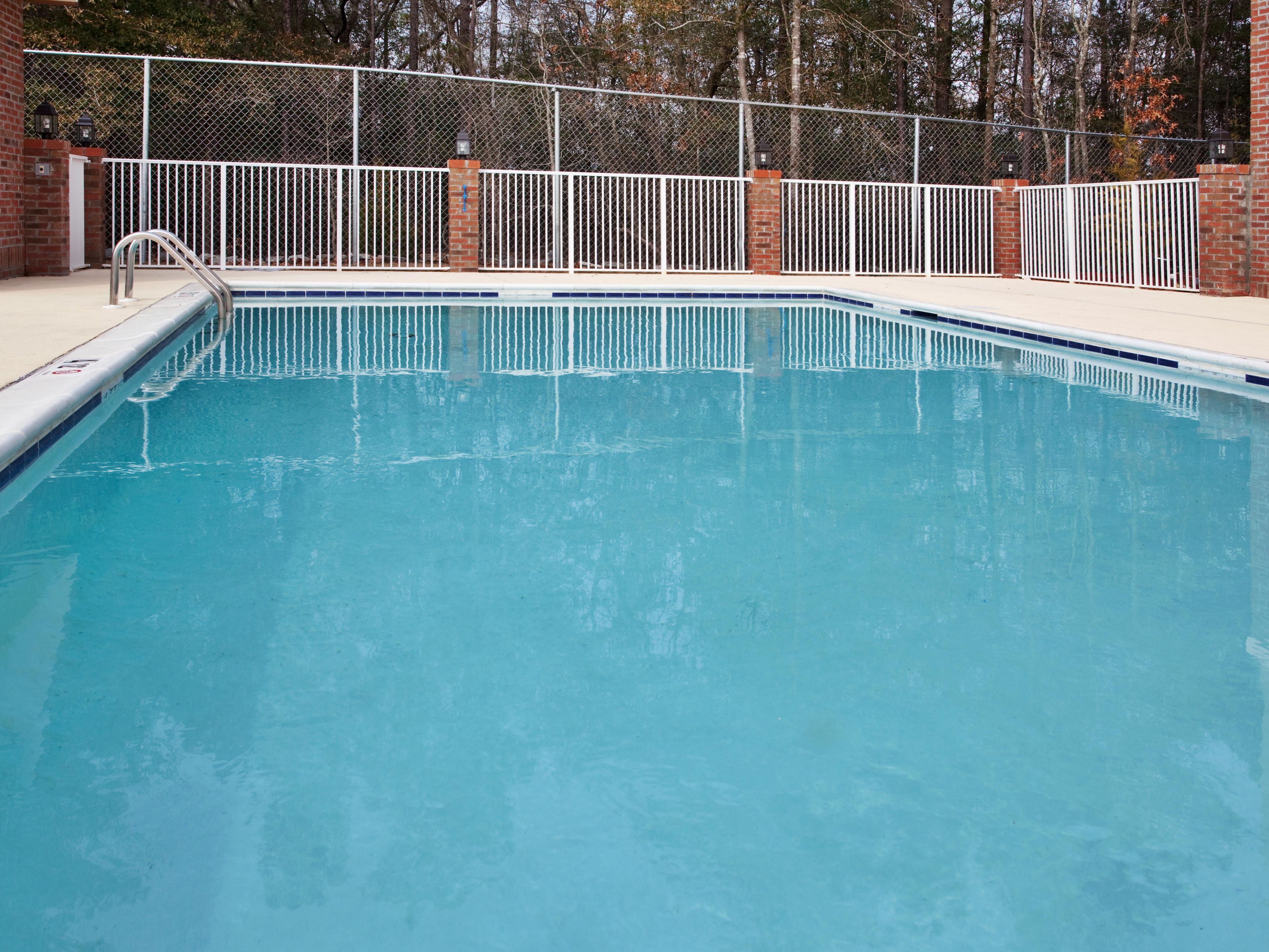 Take a dip in our seasonal outdoor pool and whirlpool.