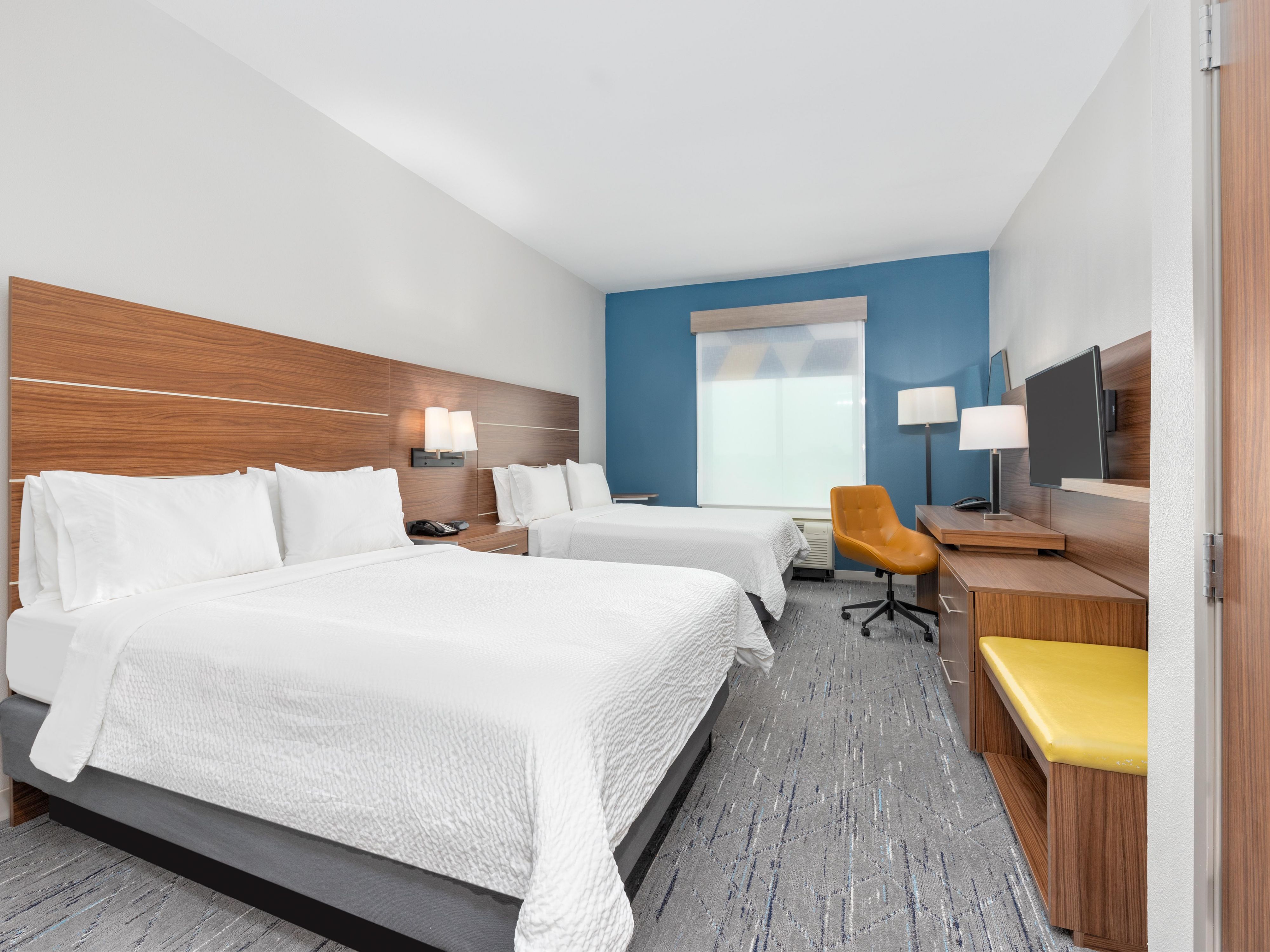 Our rooms are designed with sound sleep in mind.