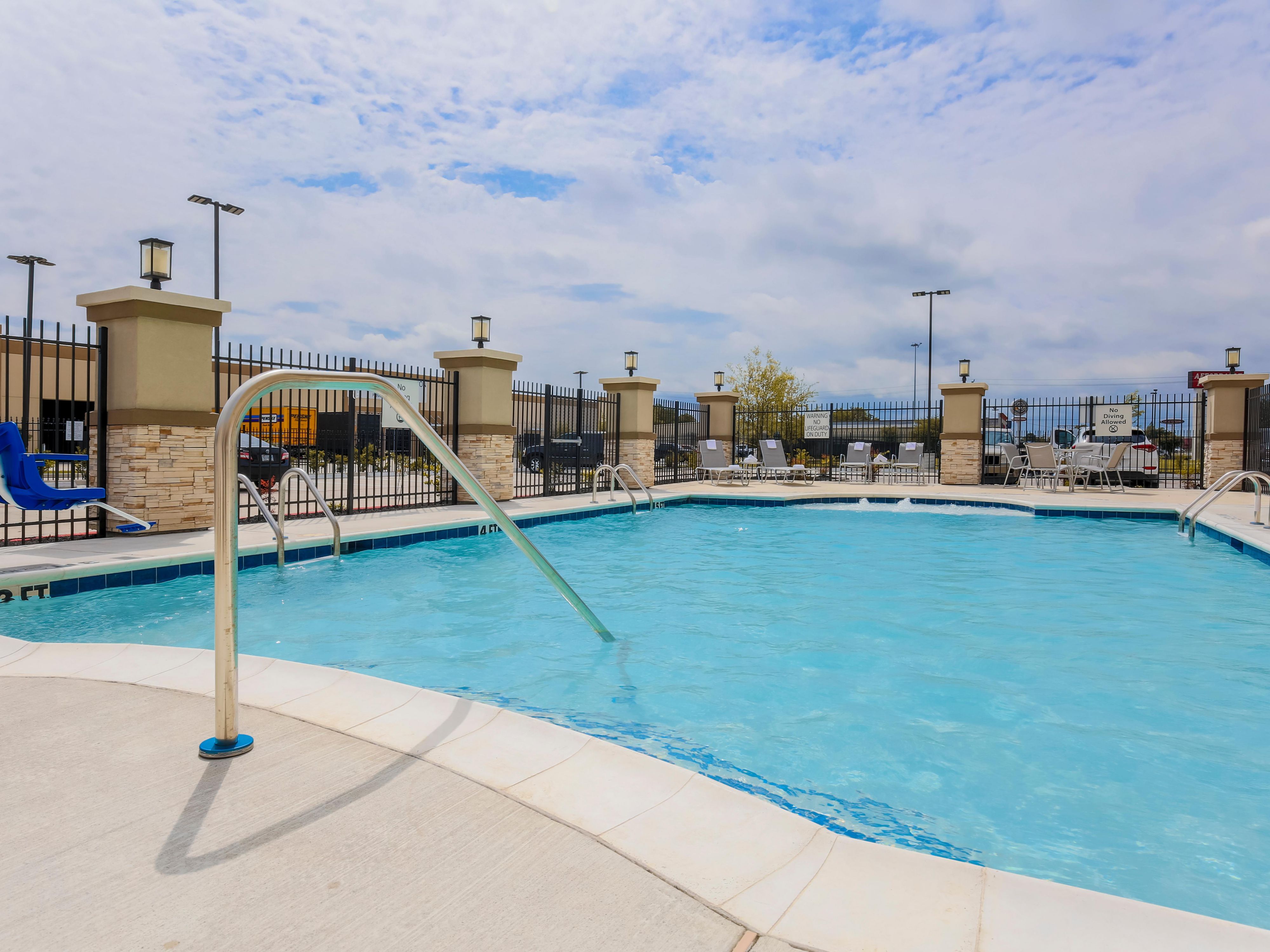 Take a dip in our sparkling, outdoor Swimming Pool