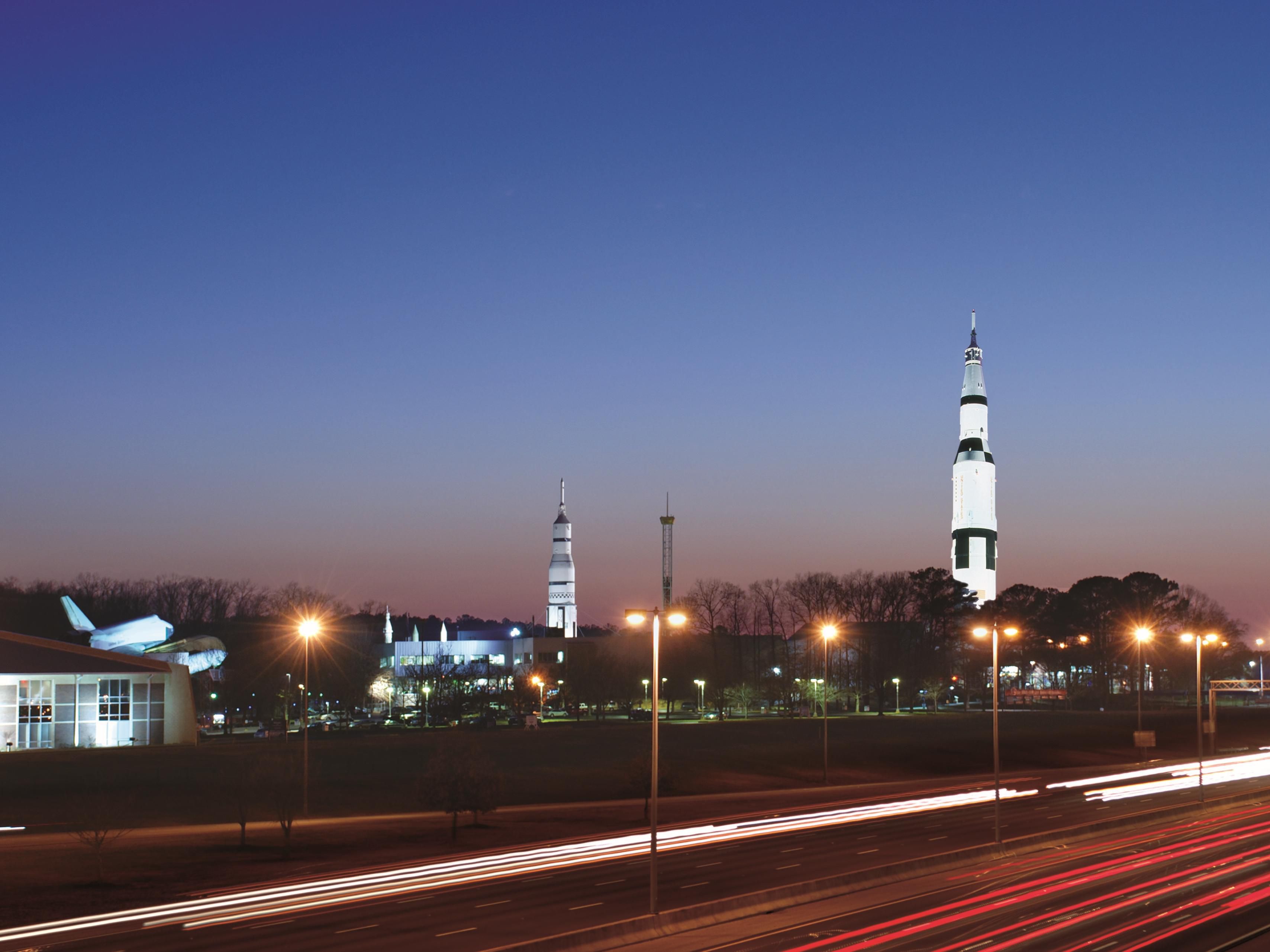 The hotel is located next to the campus of the U.S. Space & Rocket Center (USSRC) - a Smithsonian Affiliate and the Official Visitor Center for NASA’s Marshall Space Flight Center. The U.S. Space & Rocket Center regularly features traveling exhibits from around the world & has one of the largest collections of rockets and space memorabilia.