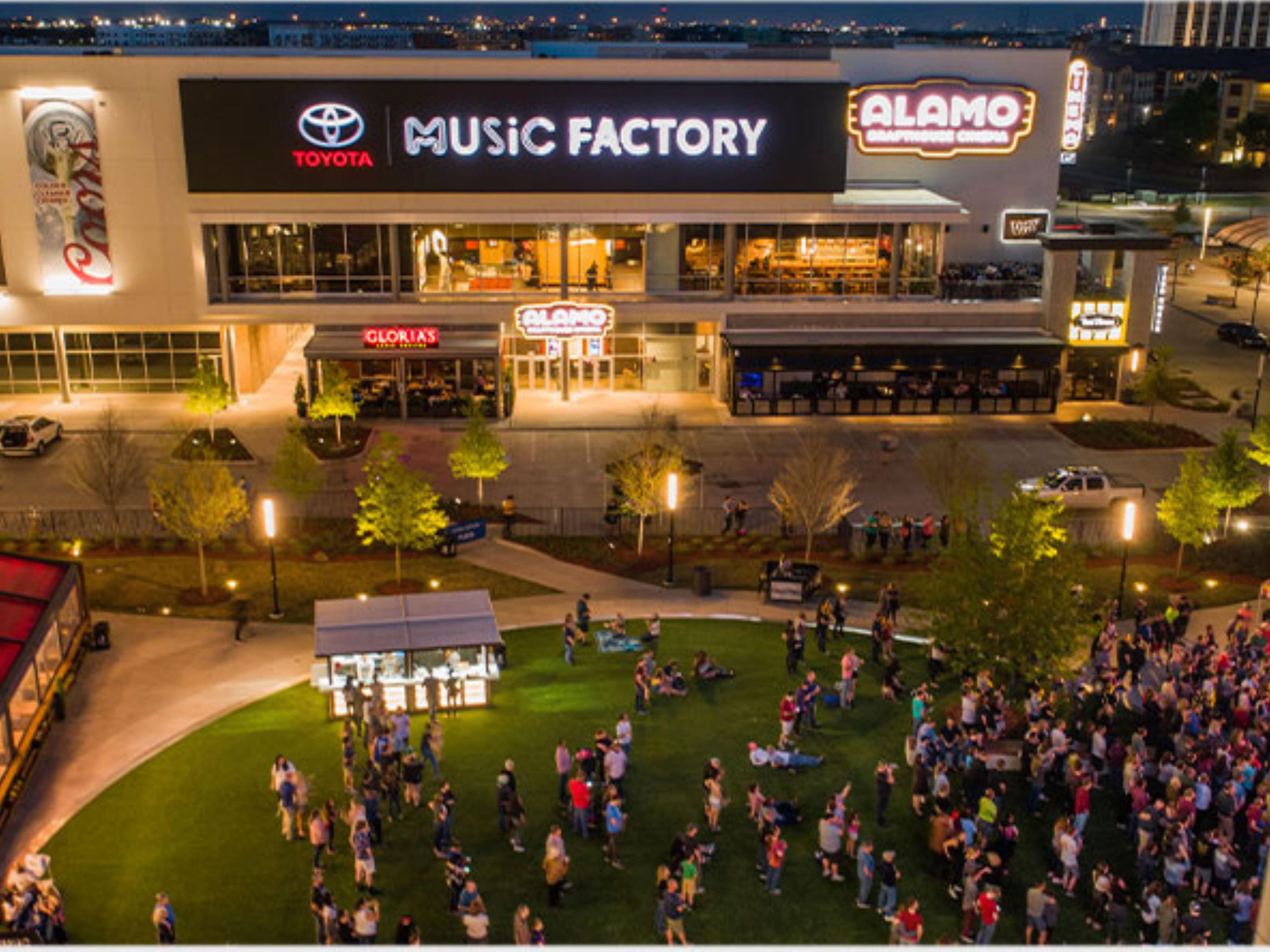 Be sure to see great live concerts, grab a bite to eat or catch the latest movies in theater at The Toyota Music Factory, and then unwind with us!