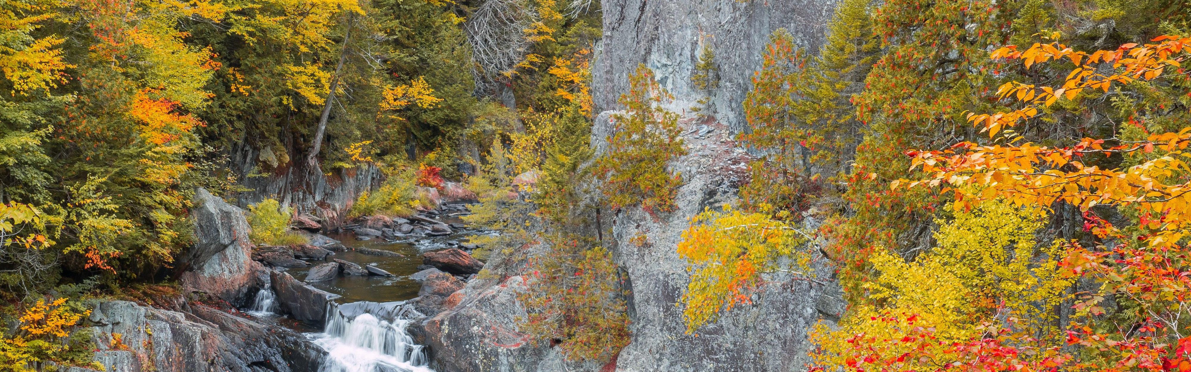 Fall at Buttermilk Falls