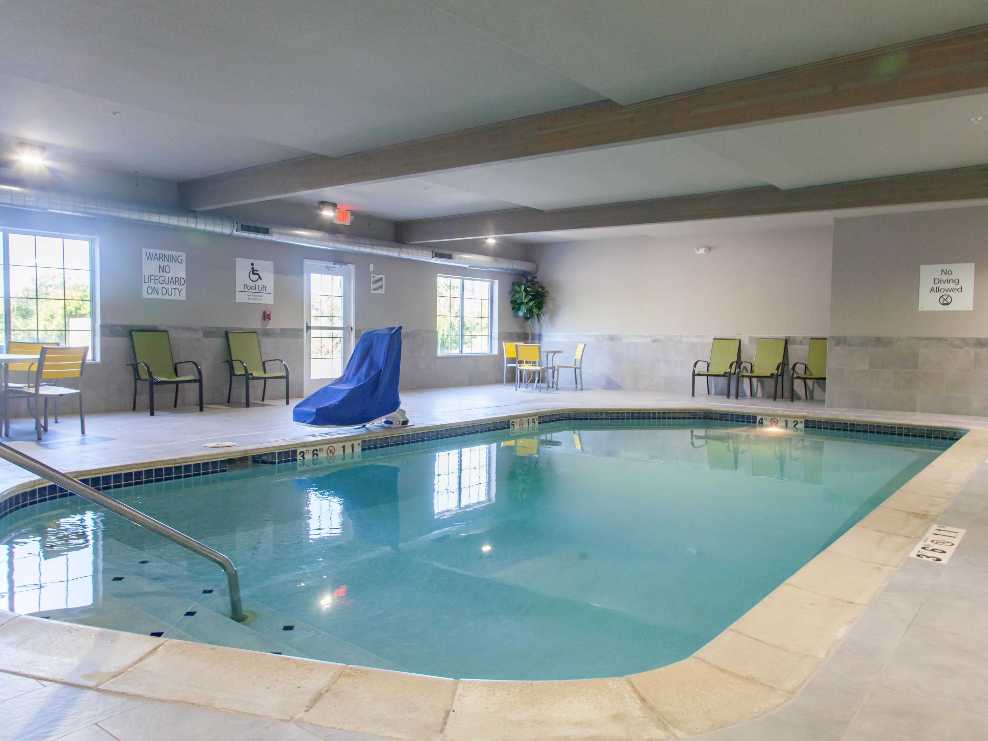 The water's great at the Holiday Inn Express and Suites Jackson