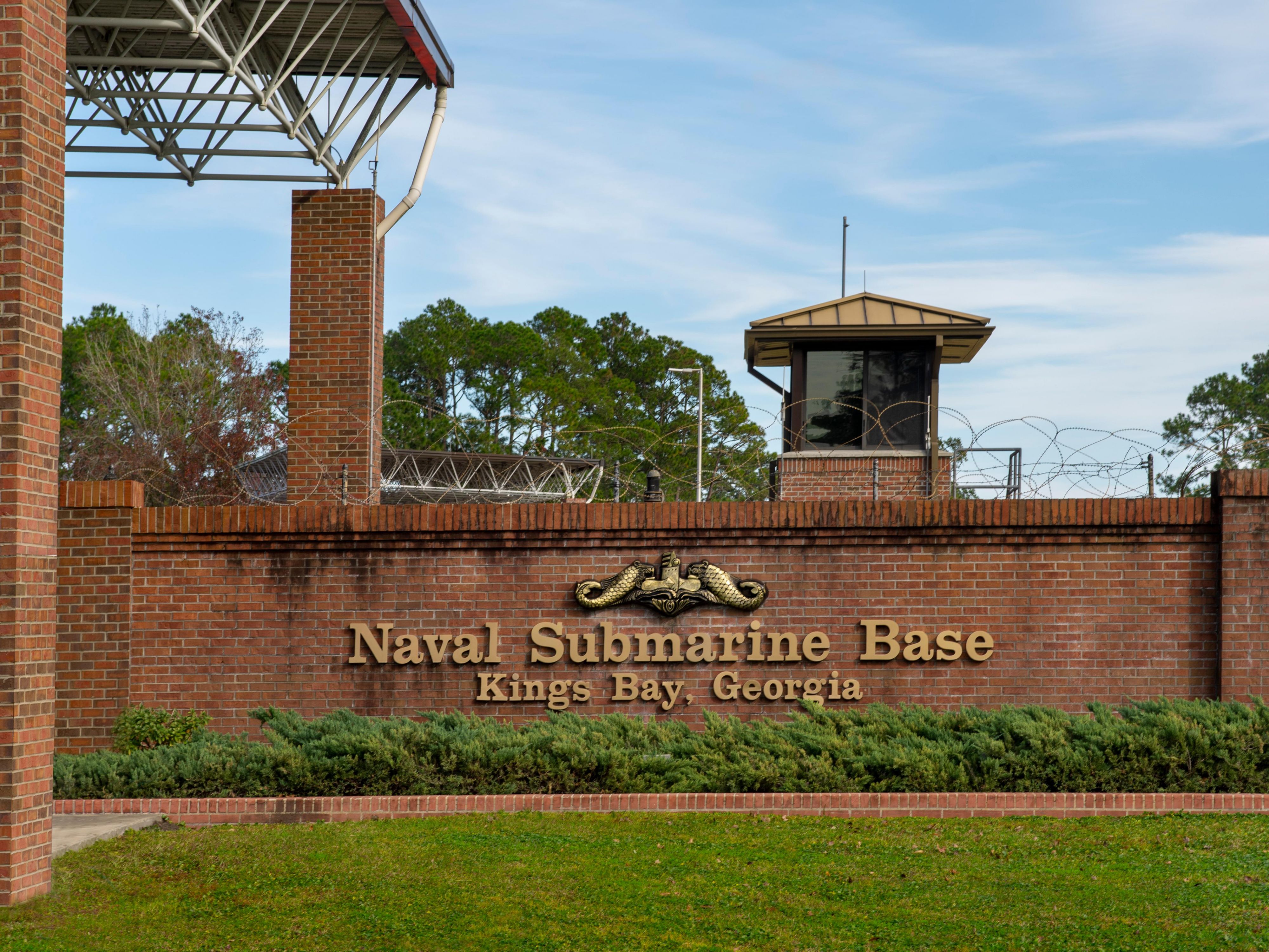 We are just minutes away from the Naval Submarine Base in Kings Bay.