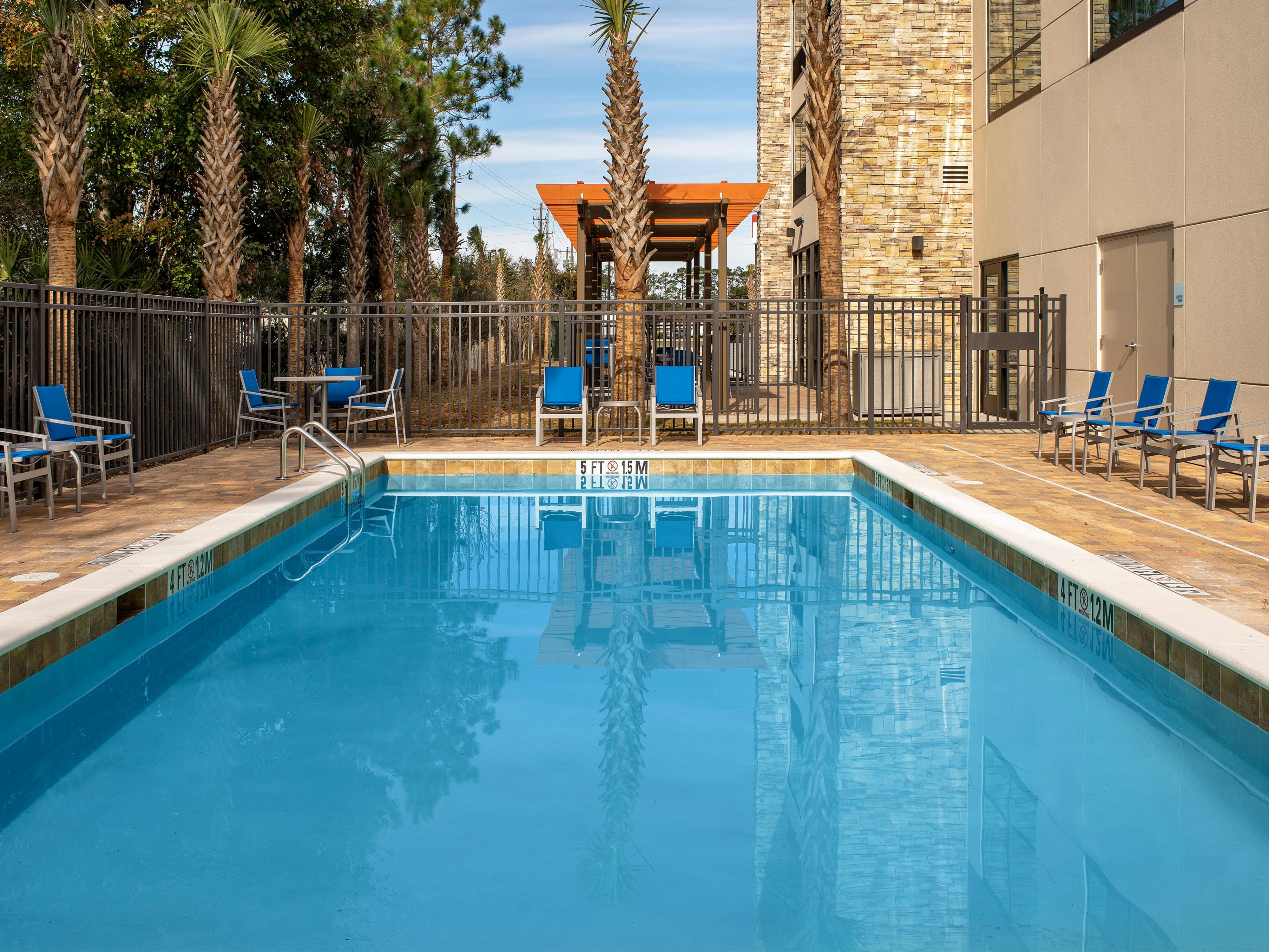 Enjoy a cool dip in our amazing out door pool