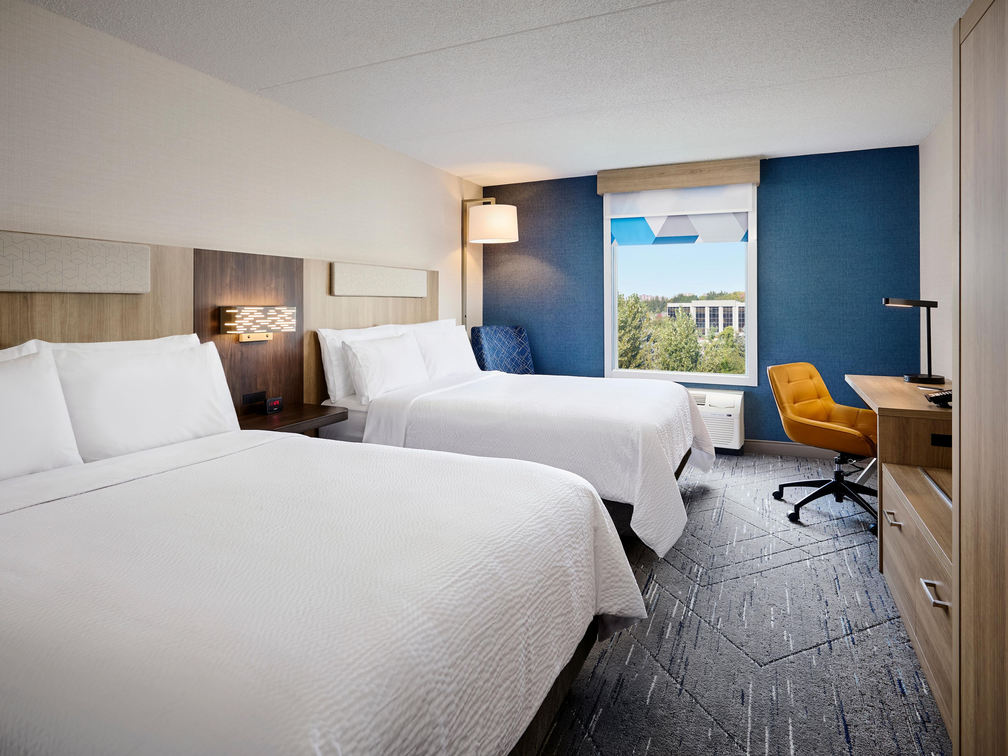 2 Queen Standard room. Great for double or quadruple occupancy