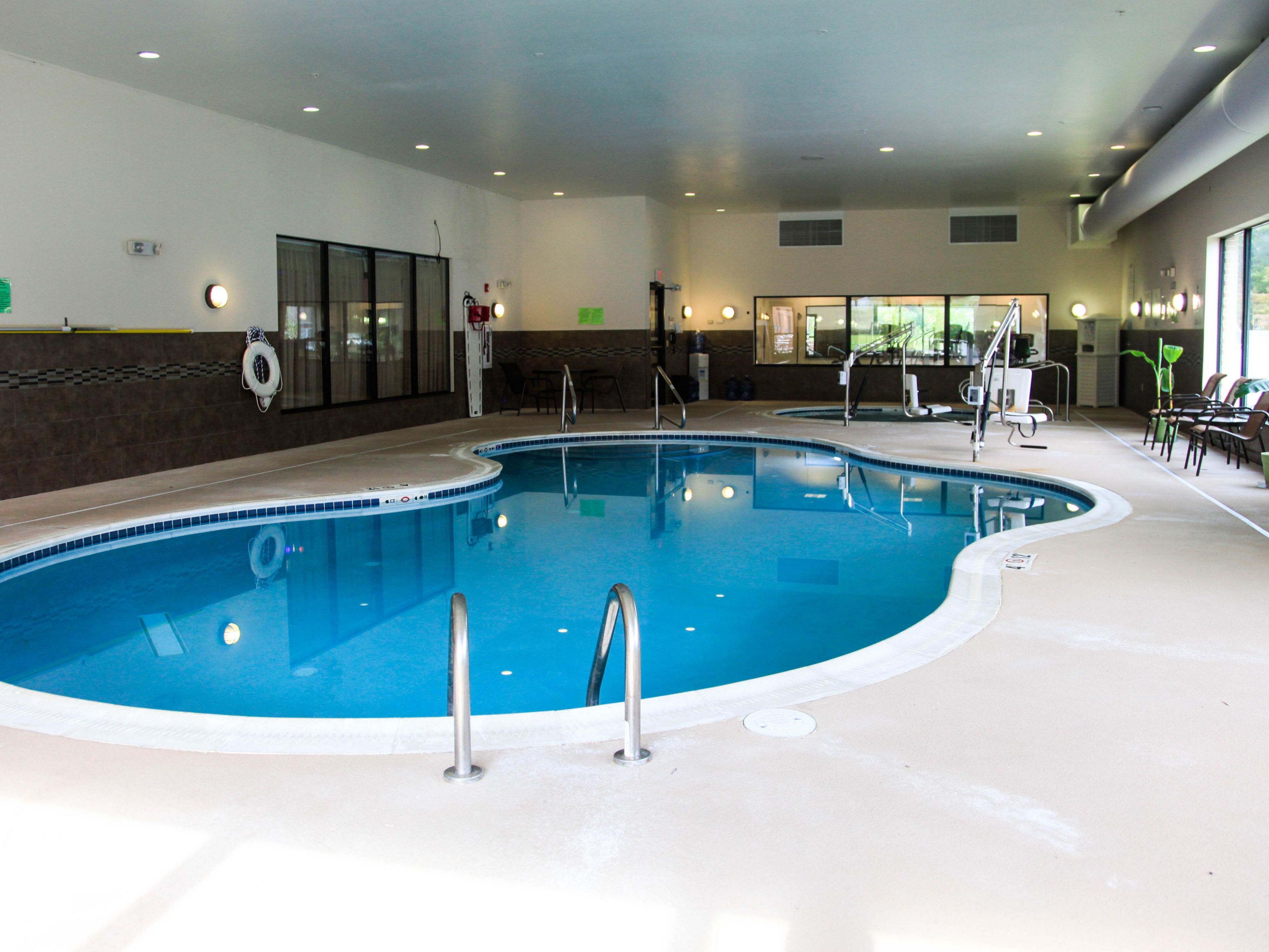 Cool off, relax, or enjoy an afternoon of fun with the family at our heated indoor pool. Unwind poolside after a busy day or start the morning off with a refreshing swim.