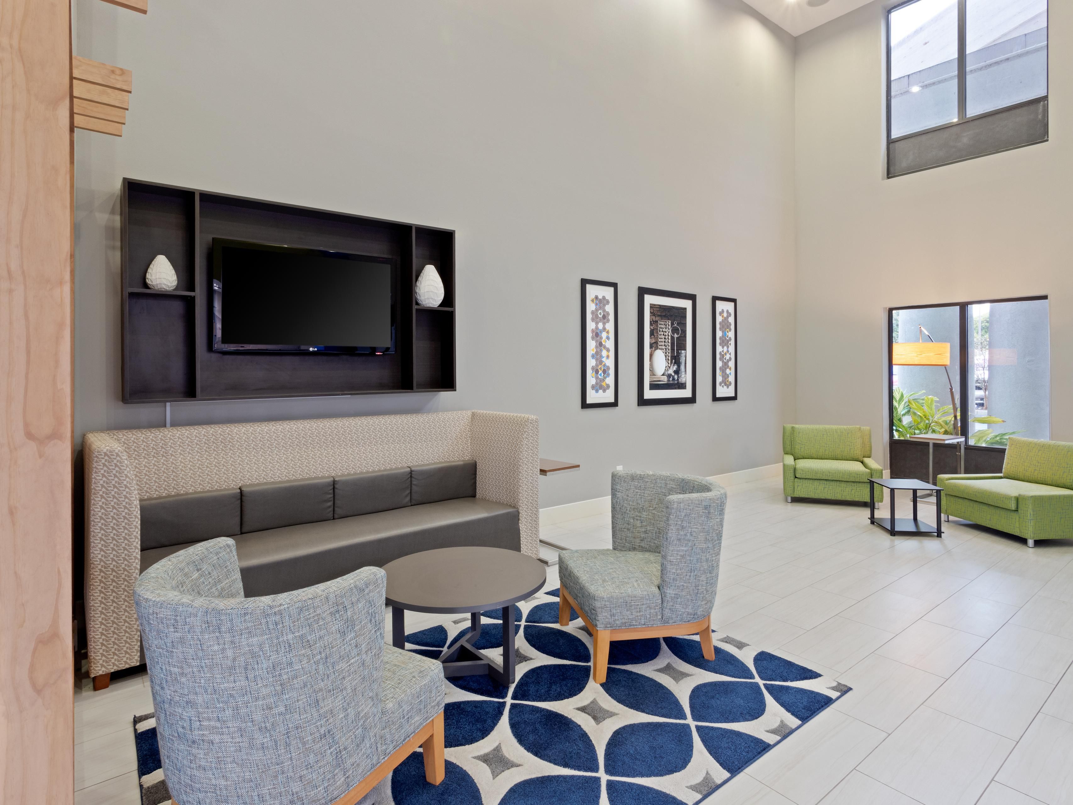 Stay connected with fast, free Wi-Fi available throughout our hotel. Whether you're streaming your favorite shows, catching up on emails, or joining virtual meetings, our reliable Wi-Fi keeps you plugged in and productive. Just one more way we make your stay easier and more enjoyable.