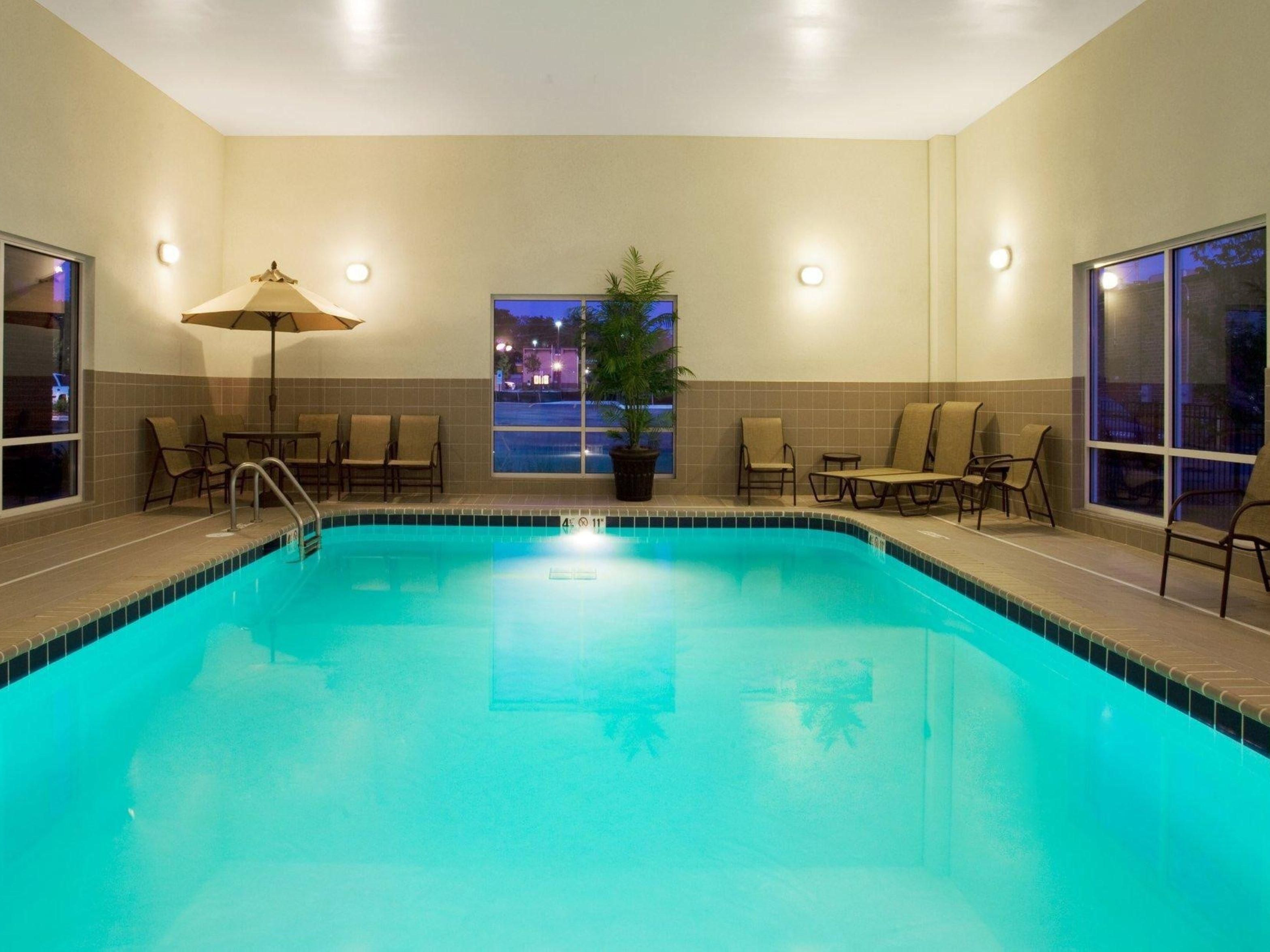 Enjoy a refreshing dip in our indoor pool.