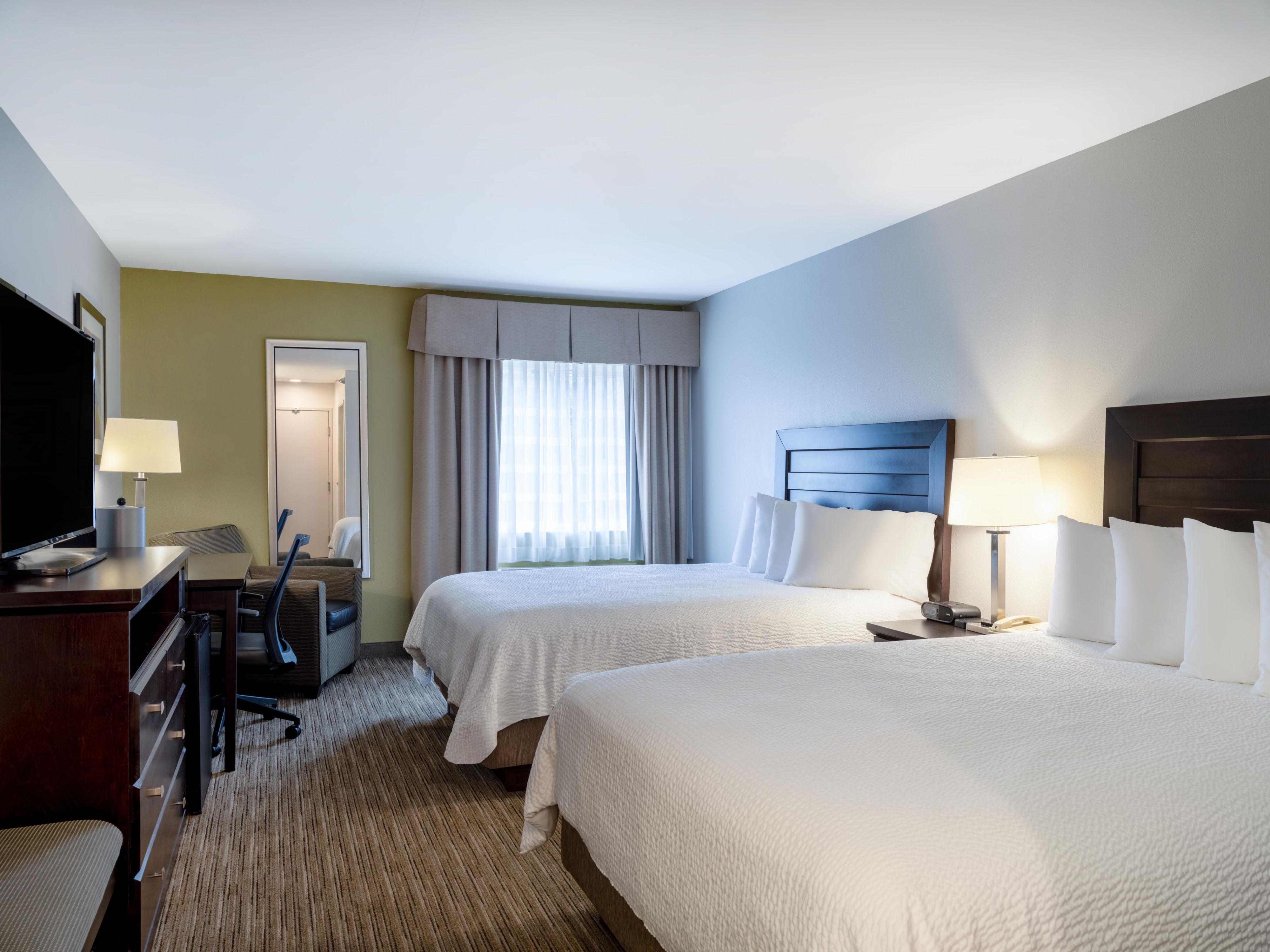 Our spacious rooms are ideal for travel with family or friends.