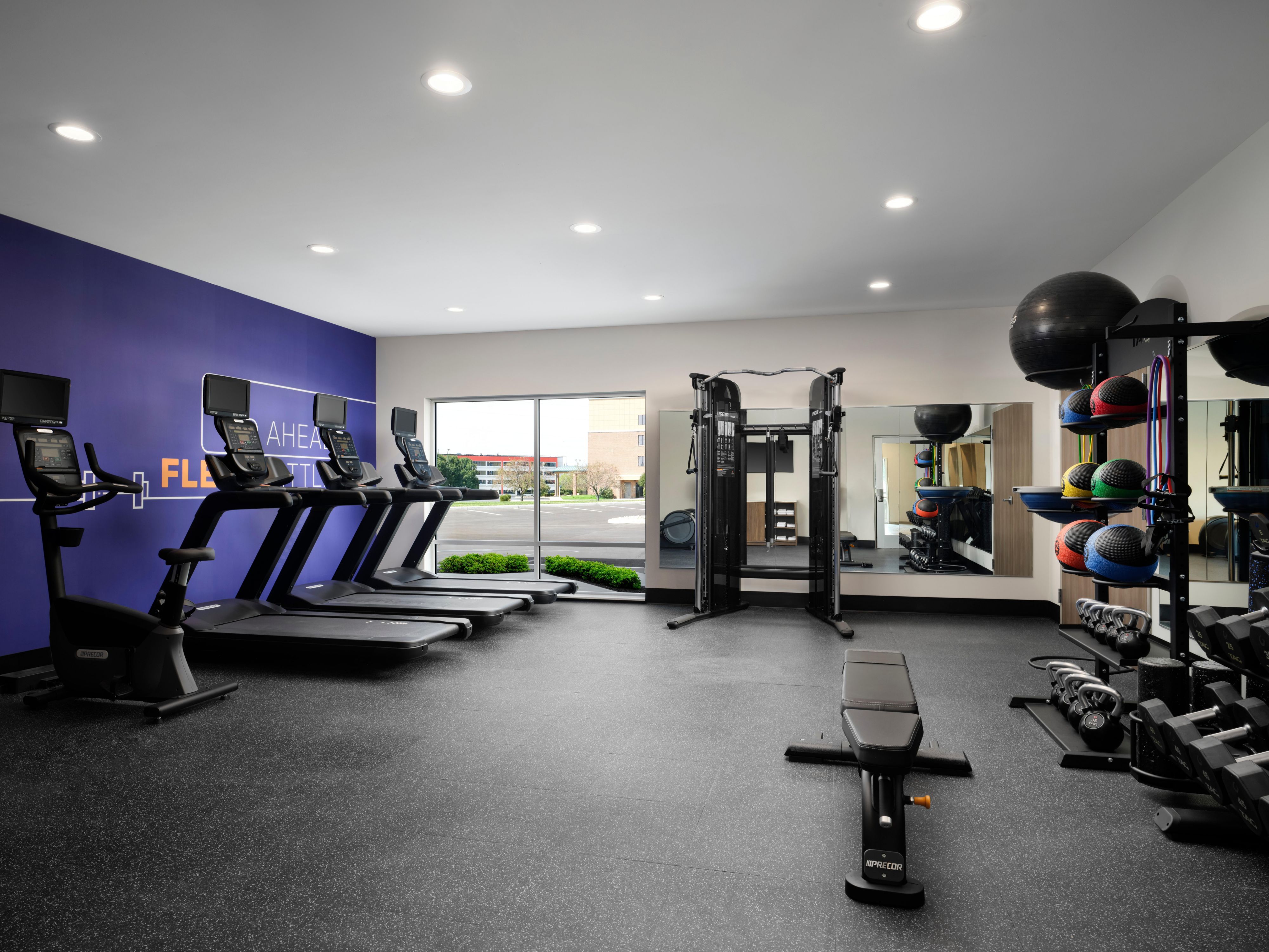 Well-Equipped Fitness Center