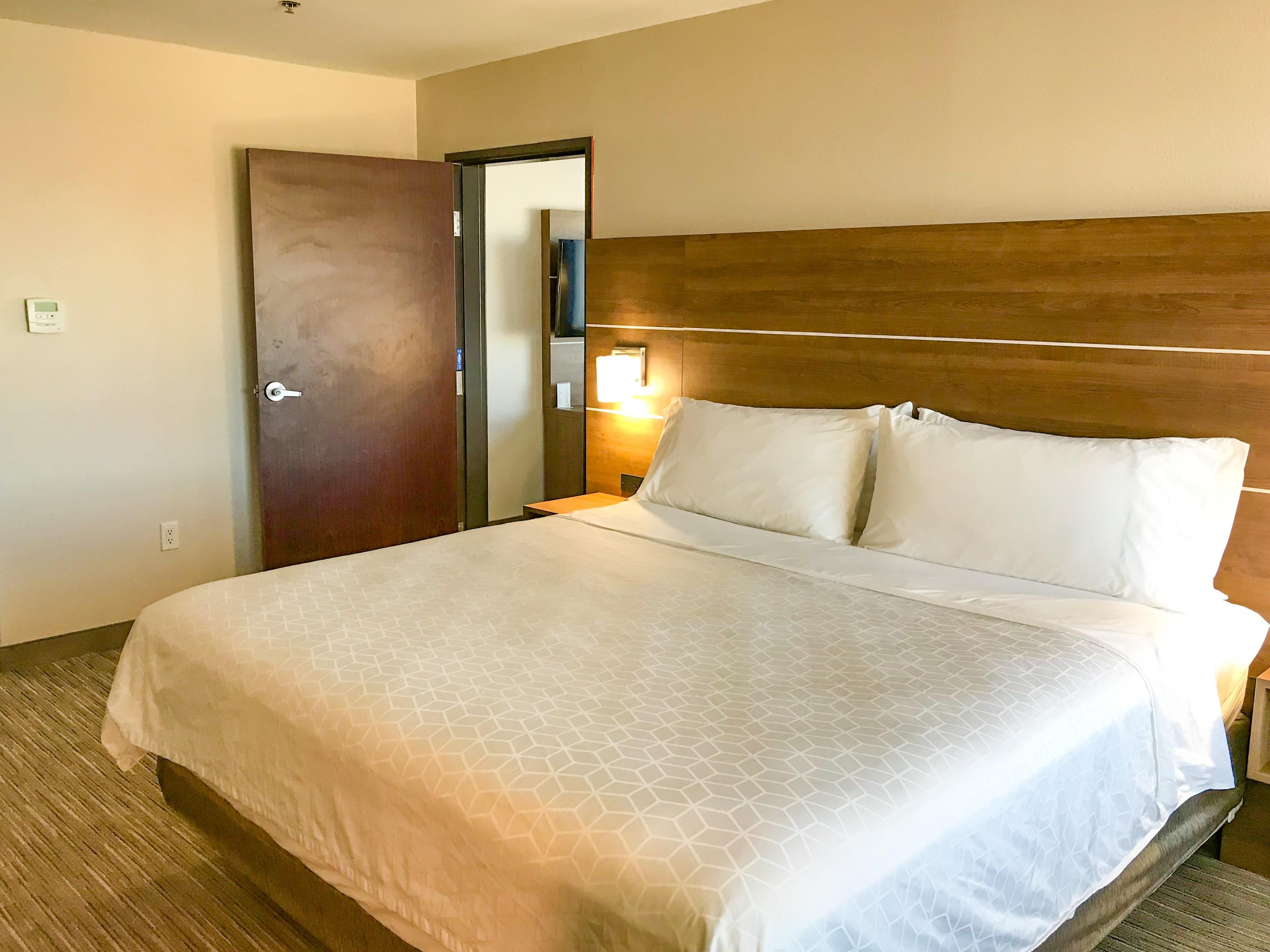 Come check out our new kids suite. This two room suite offers one queen and one king, small living area and a single bathroom. Plenty of room for a small traveling family.