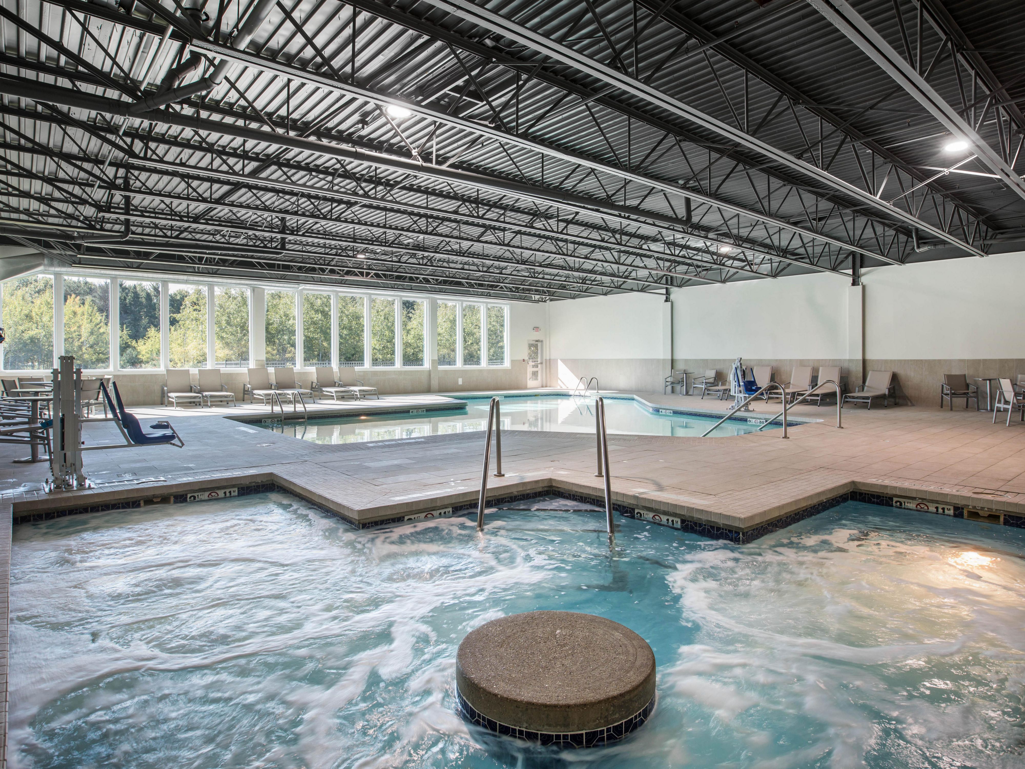 Relax in the Whirlpool while the kids enjoy the Pool