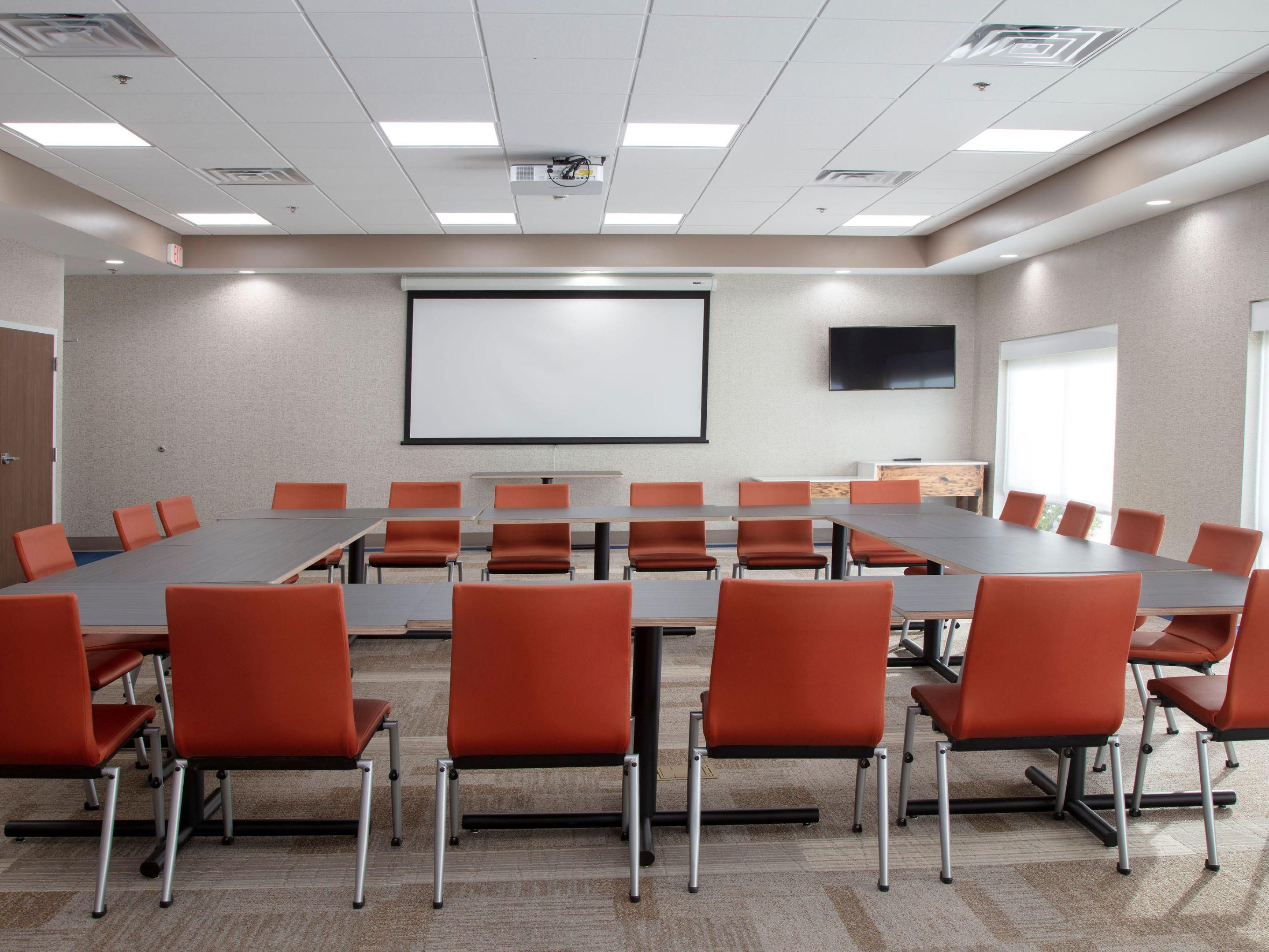 We have two meeting room spaces available for your next event. Call the hotel to get more information.