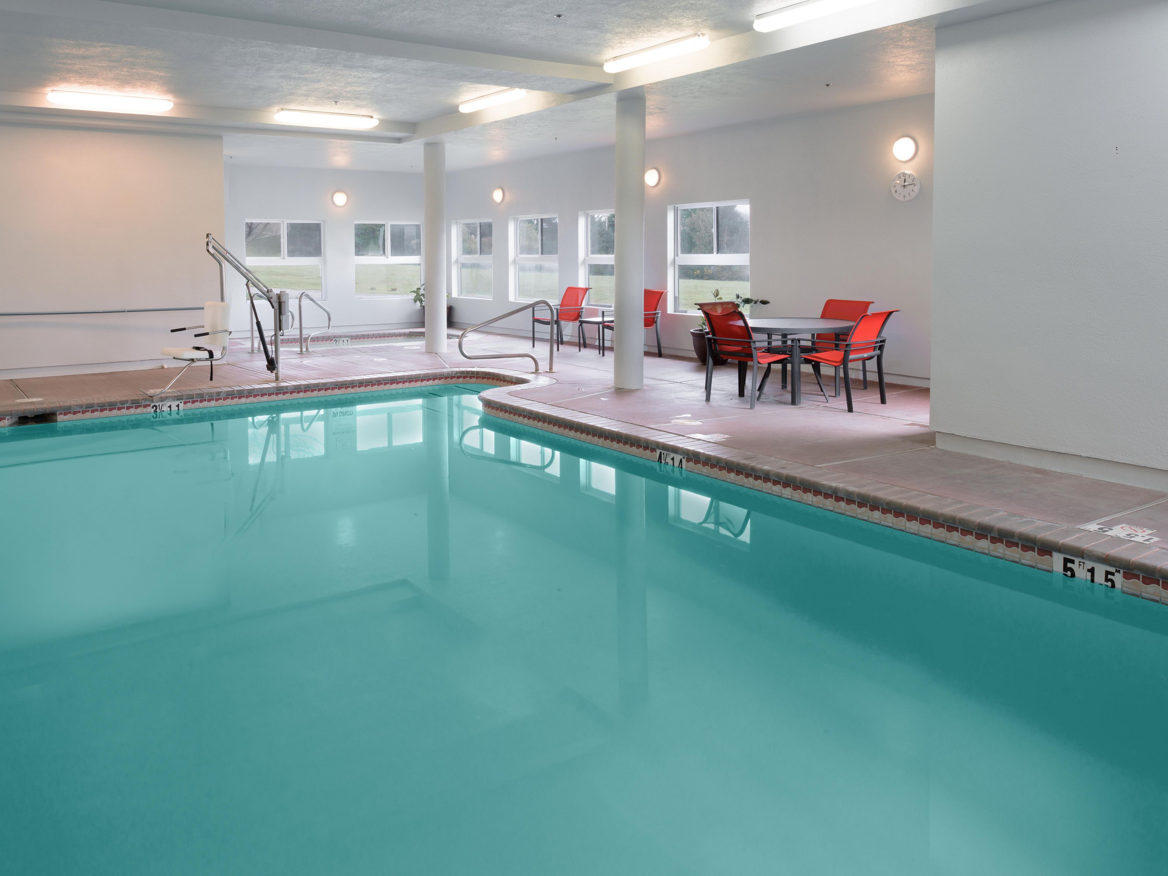 Relax by our indoor Swimming Pool