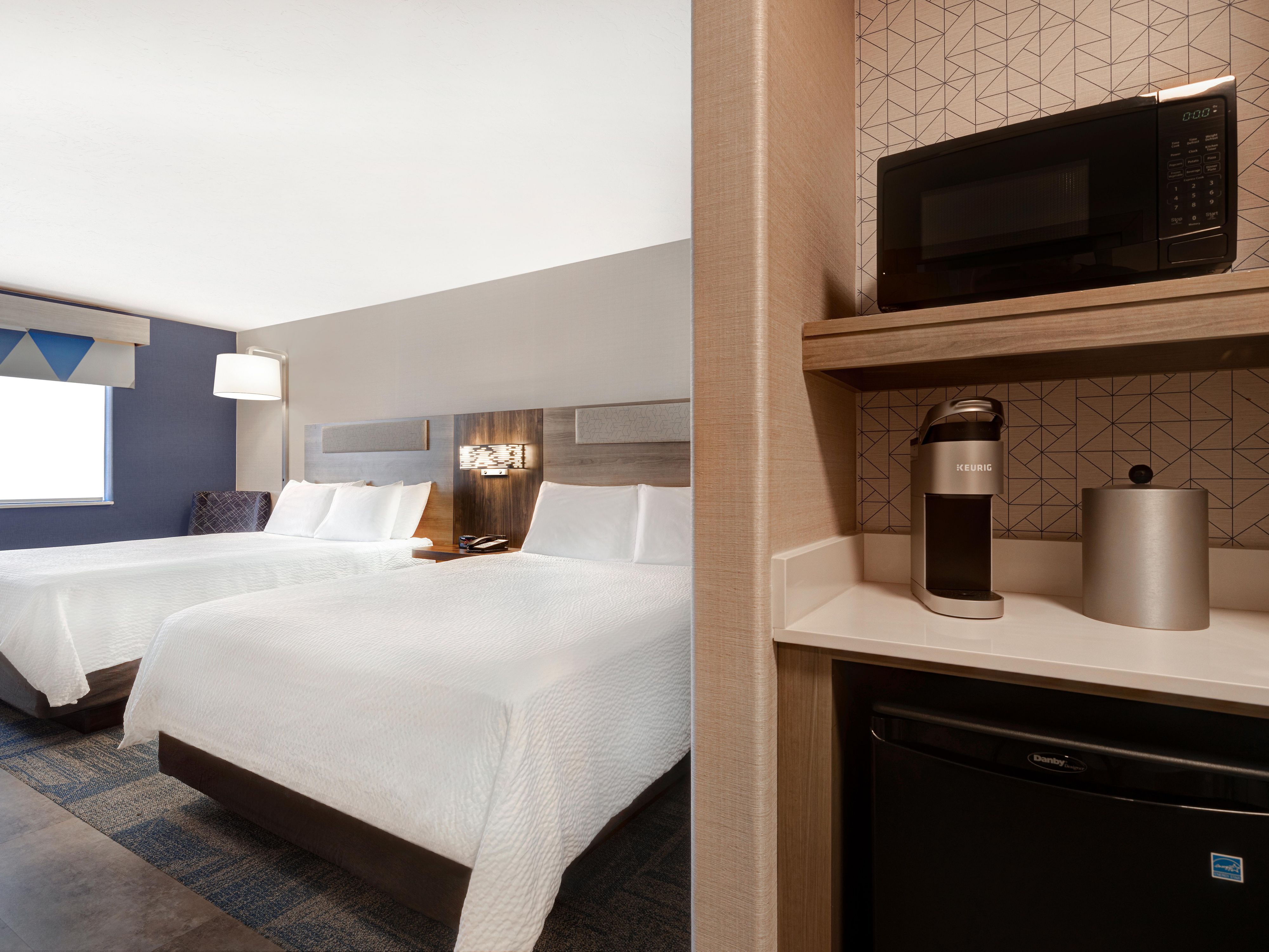 Enjoy in-room coffee before heading out to Moab's parks.