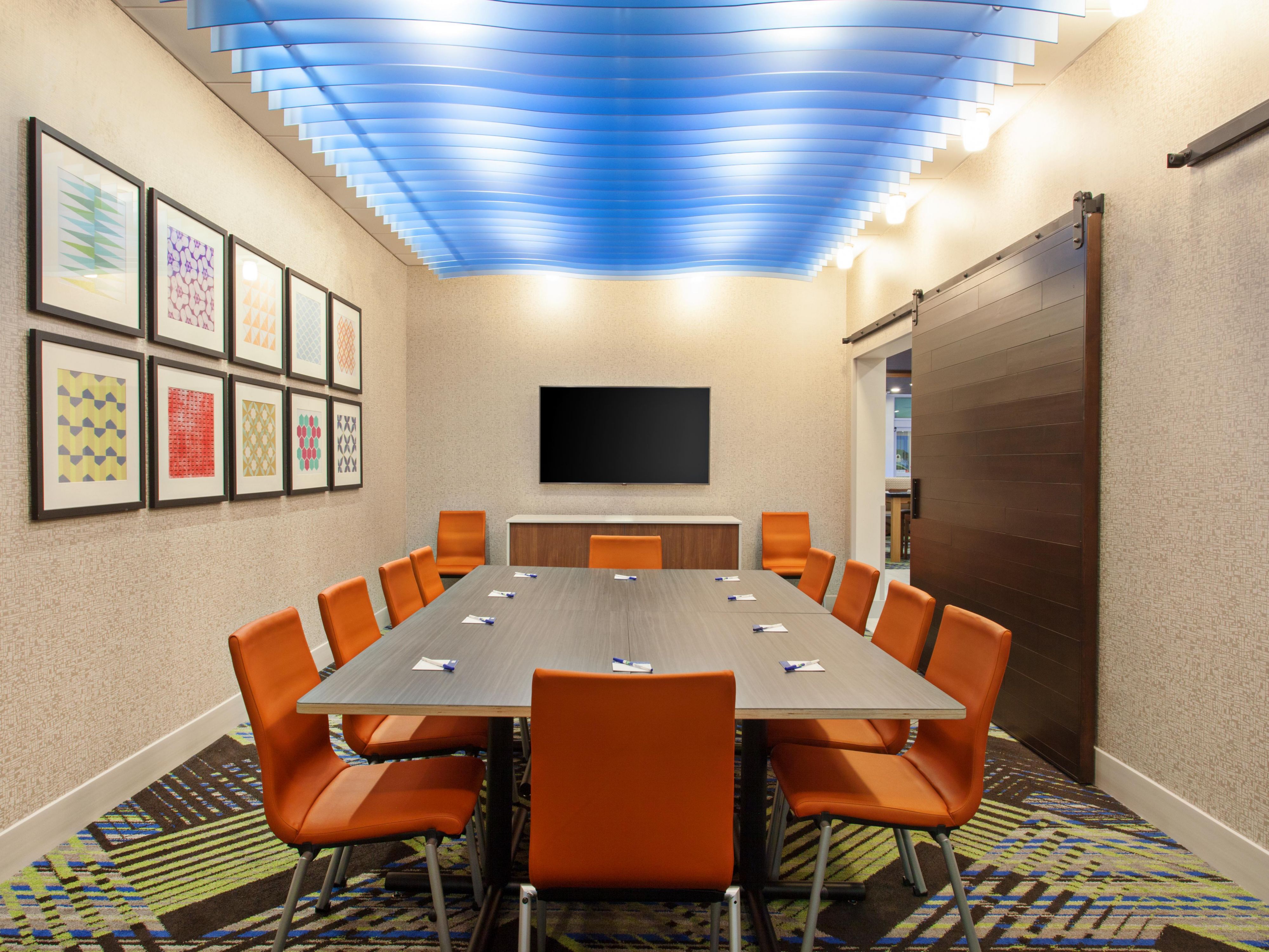 Come have your meeting here! We have plenty of room. Contact the front desk for more details on Meetings, events and room discounts.