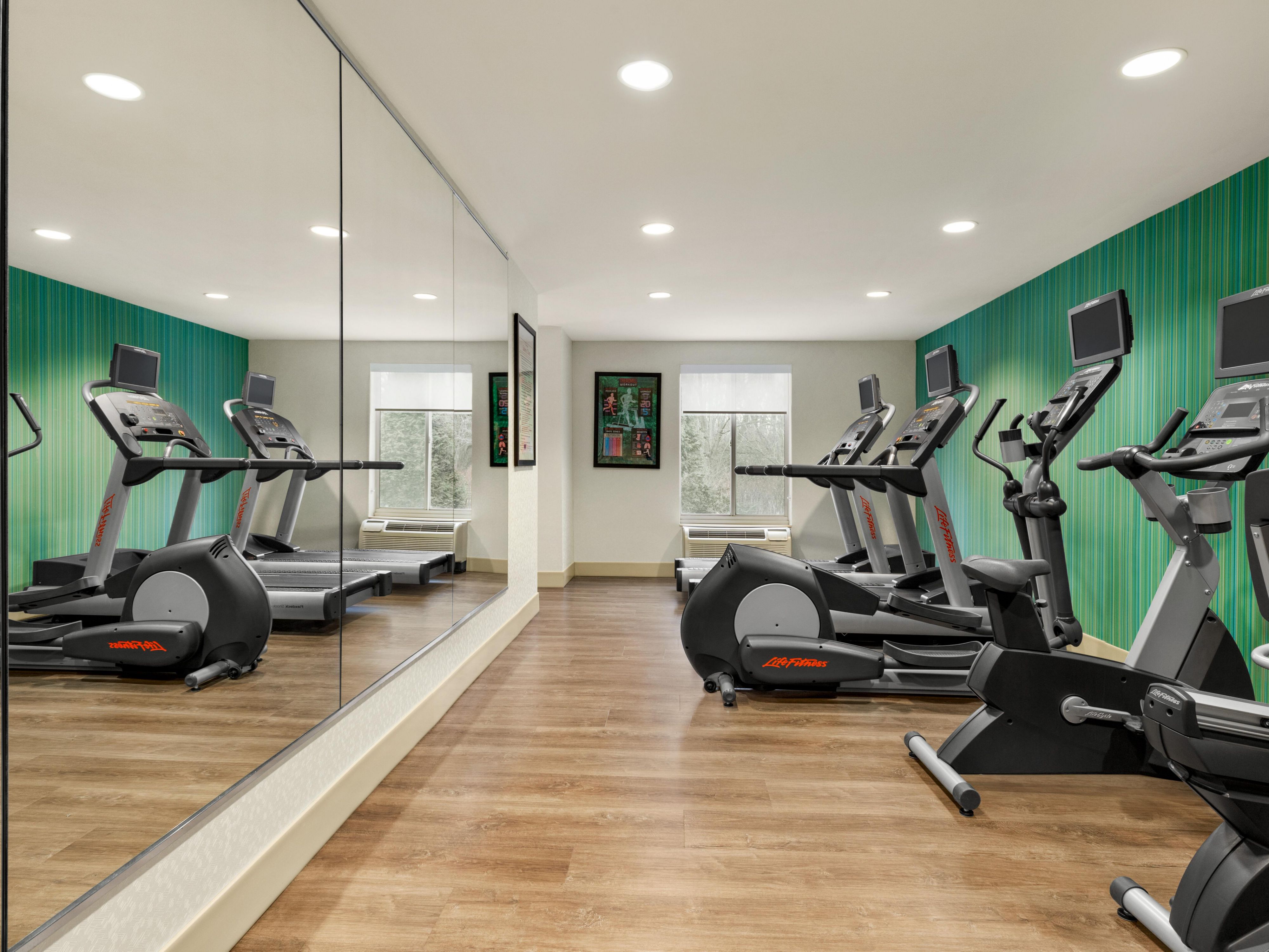 Stay active and energized in our fully equipped Fitness Center.
