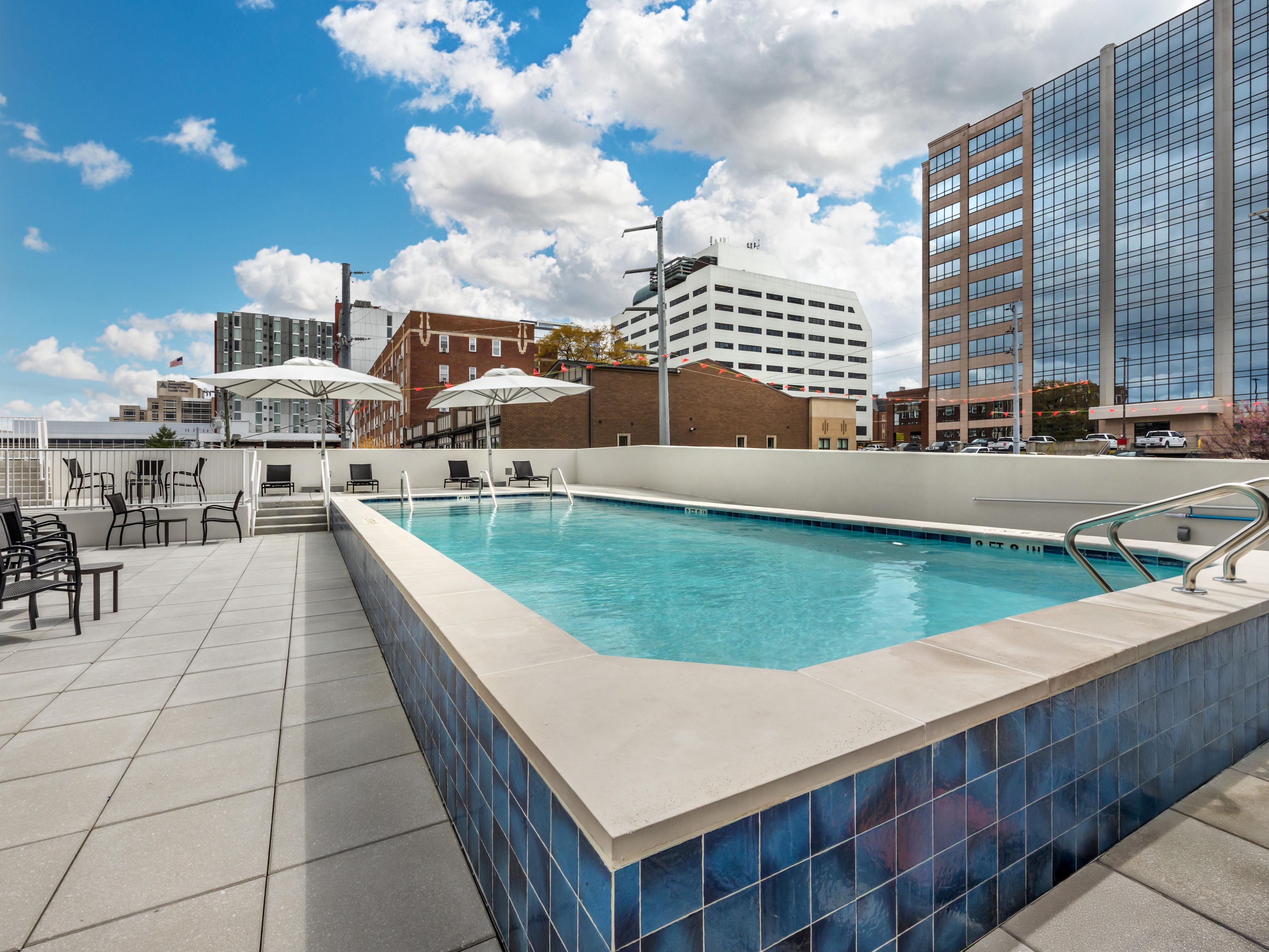 Whether you energize your morning with a refreshing swim or wind down the day with a soothing soak, our heated outdoor pool is thoughtfully designed to promote both recreation and relaxation. Open daily from 9:00 AM to 9:00 PM, our facilities provide the perfect retreat to keep you feeling refreshed throughout your stay.