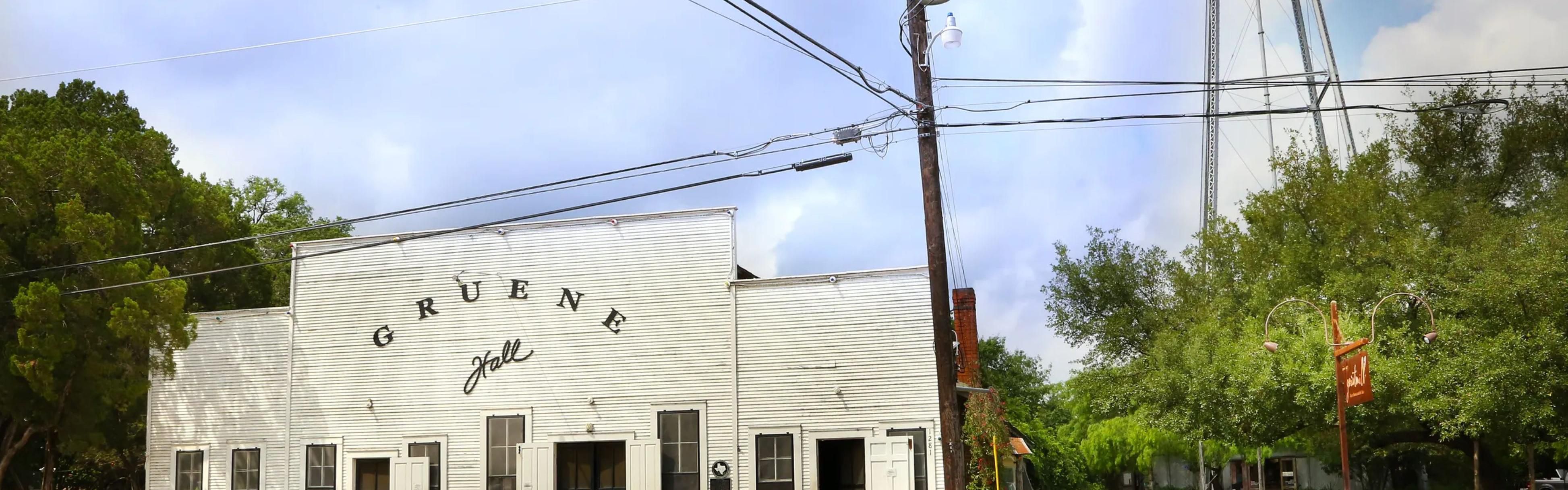 Historic Gruene hall 2.6 miles from hotel 