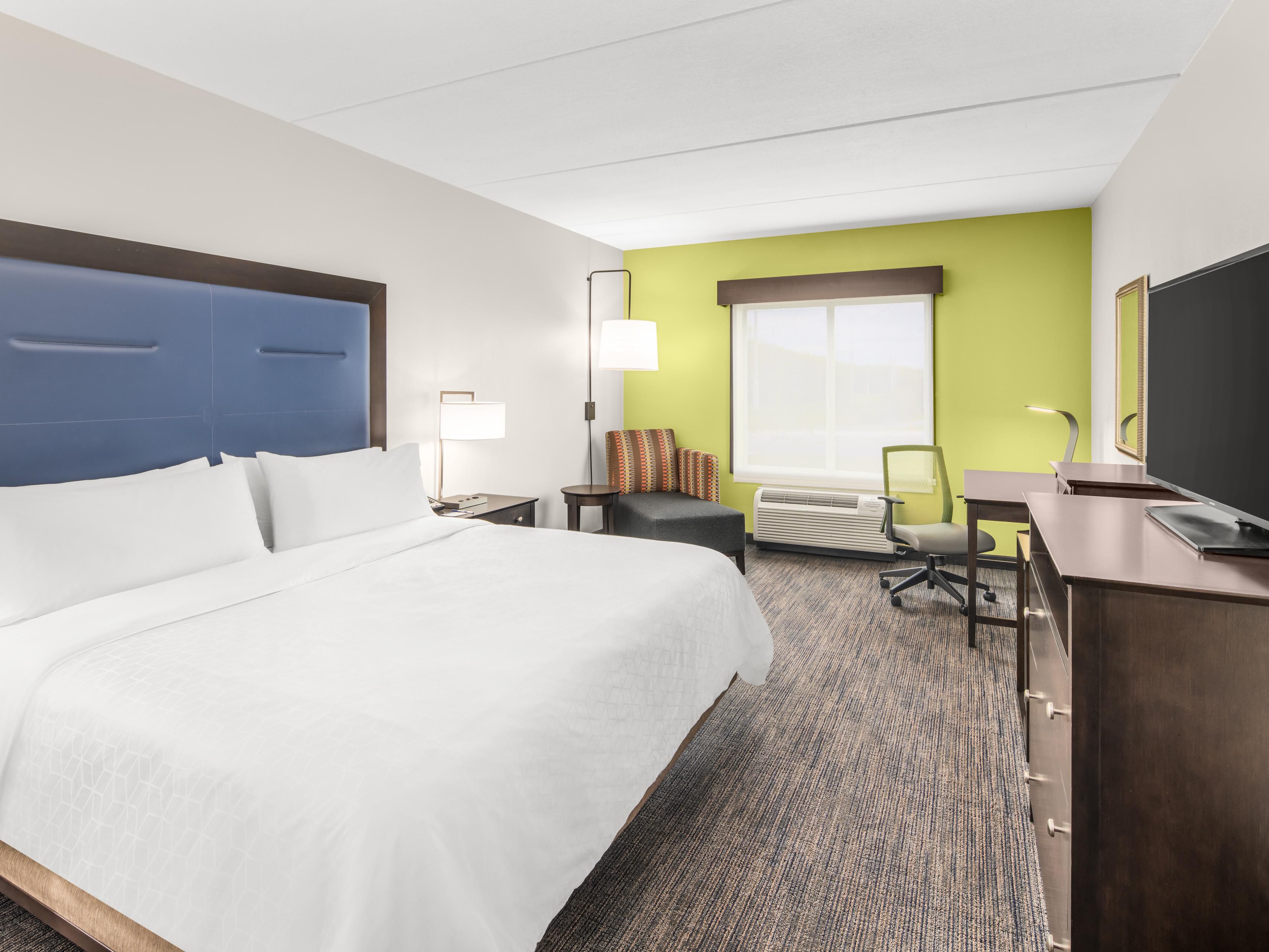 Relax in our clean, fresh guest rooms after a long day.