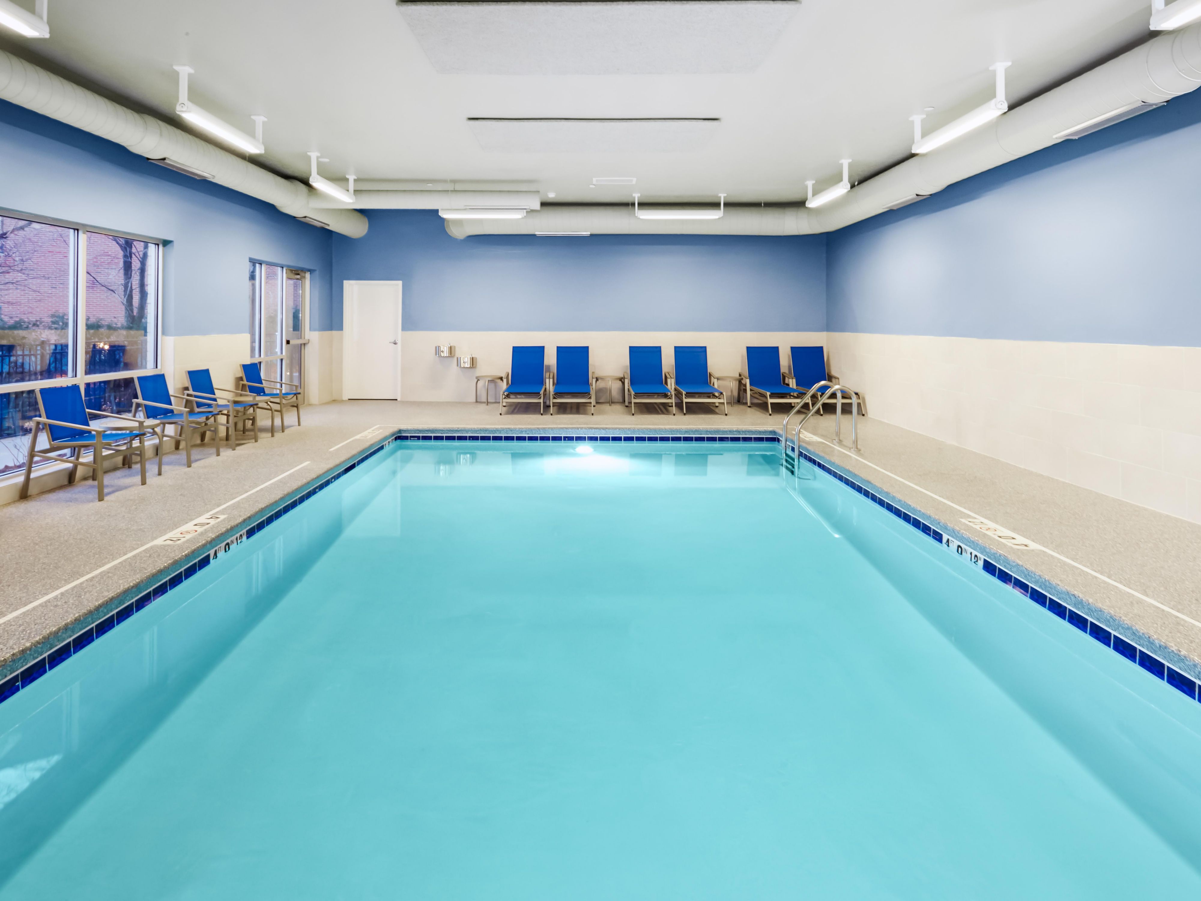 Relax in our indoor pool great for all season long.