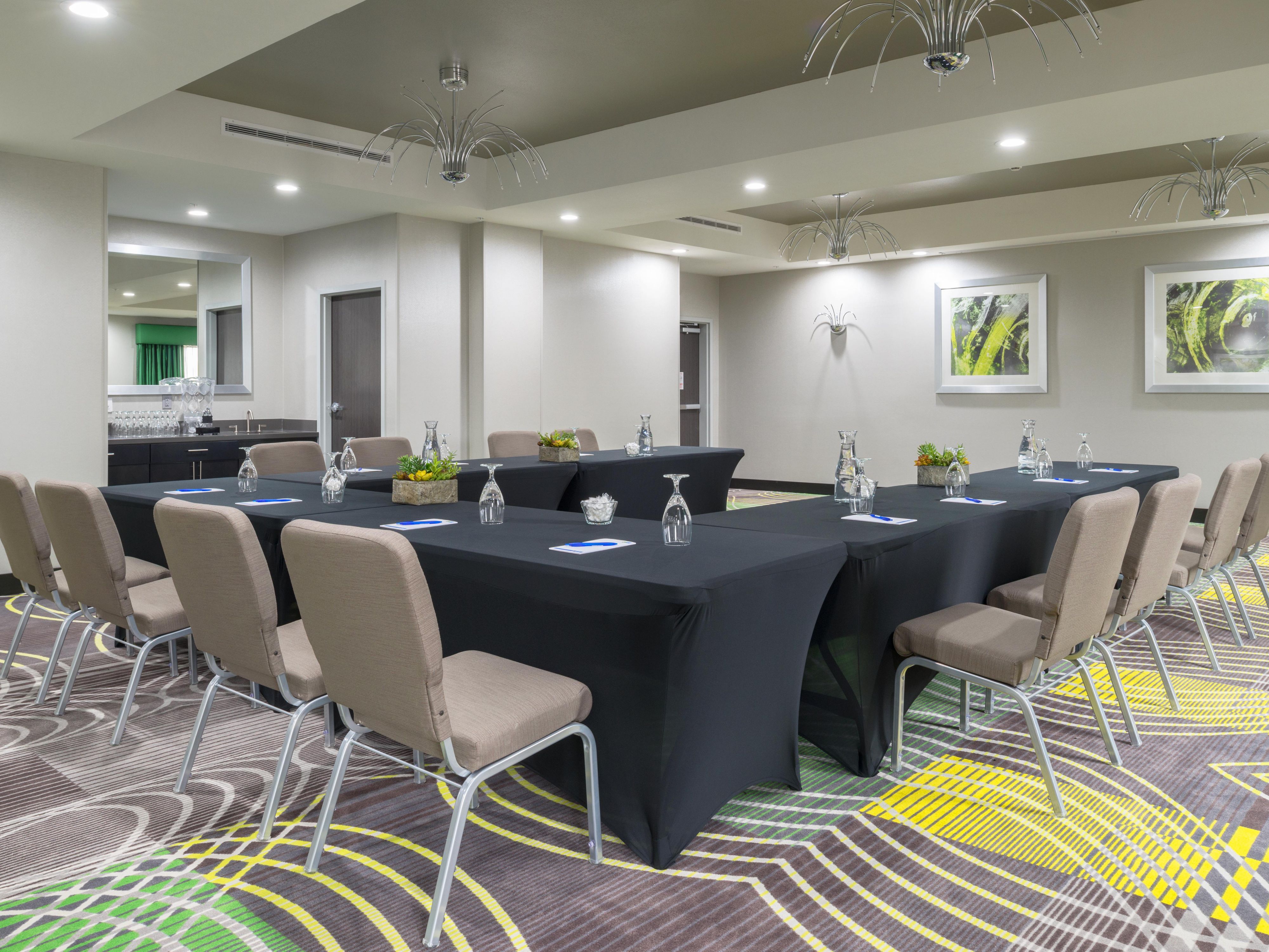 From sports teams to family reunions, we love a good gathering. Let us help with all the details, so you can get ready to play or get ready to celebrate!  Our Norman event space is flexible and can also accommodate business meetings or corporate events for up to 65 people.