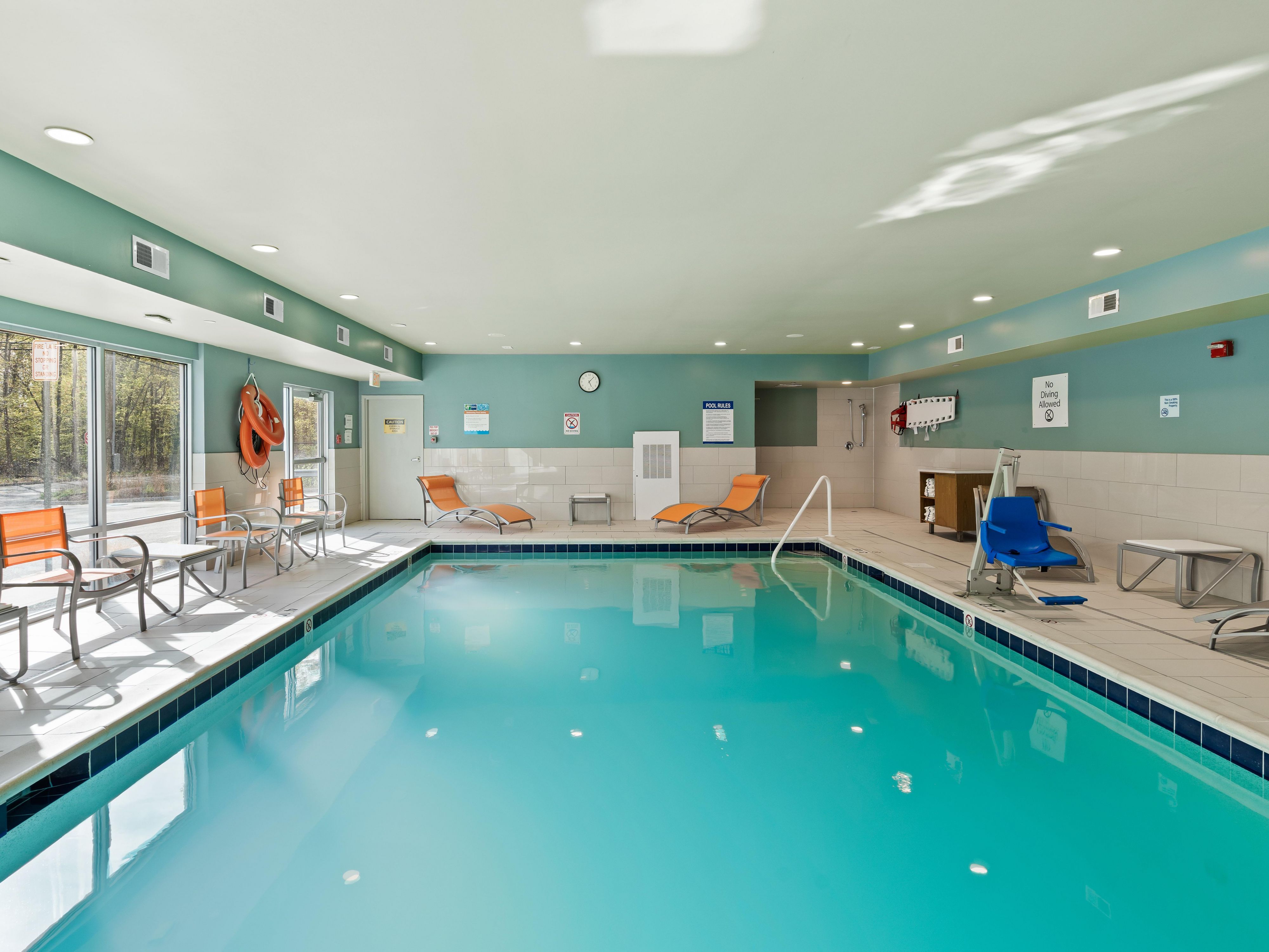 Relax or take a swim in our indoor pool. 